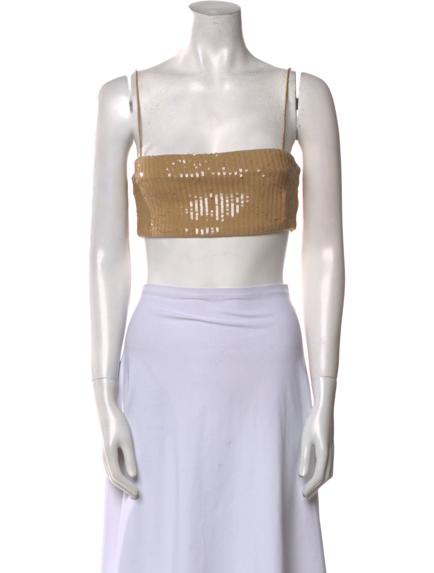 Retrofête Square Neckline Sleeveless Crop Top w/ Tags