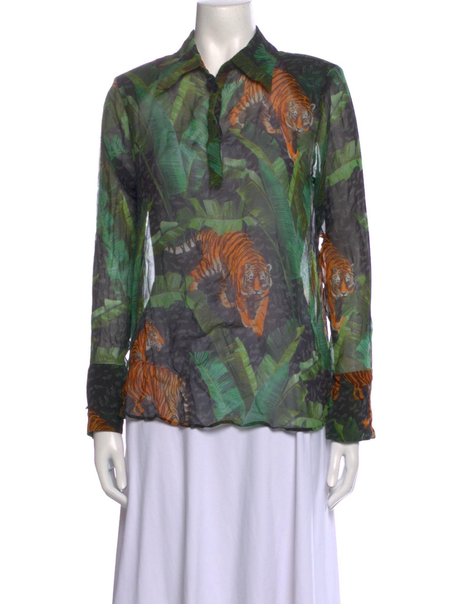 Retrofête Silk Printed Polo