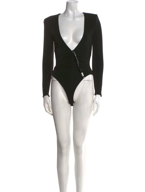 Retrofête Plunge Neckline Romper