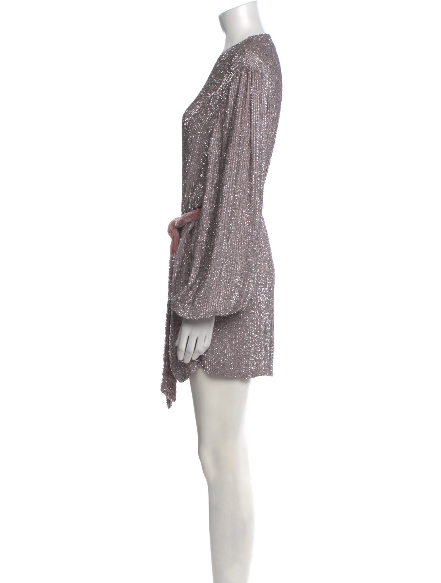 Retrofête V-Neck Mini Dress