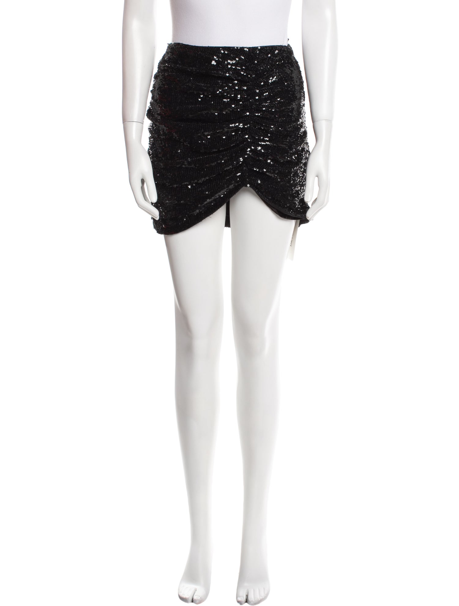 Retrofête Sequin Embellishments Mini Skirt