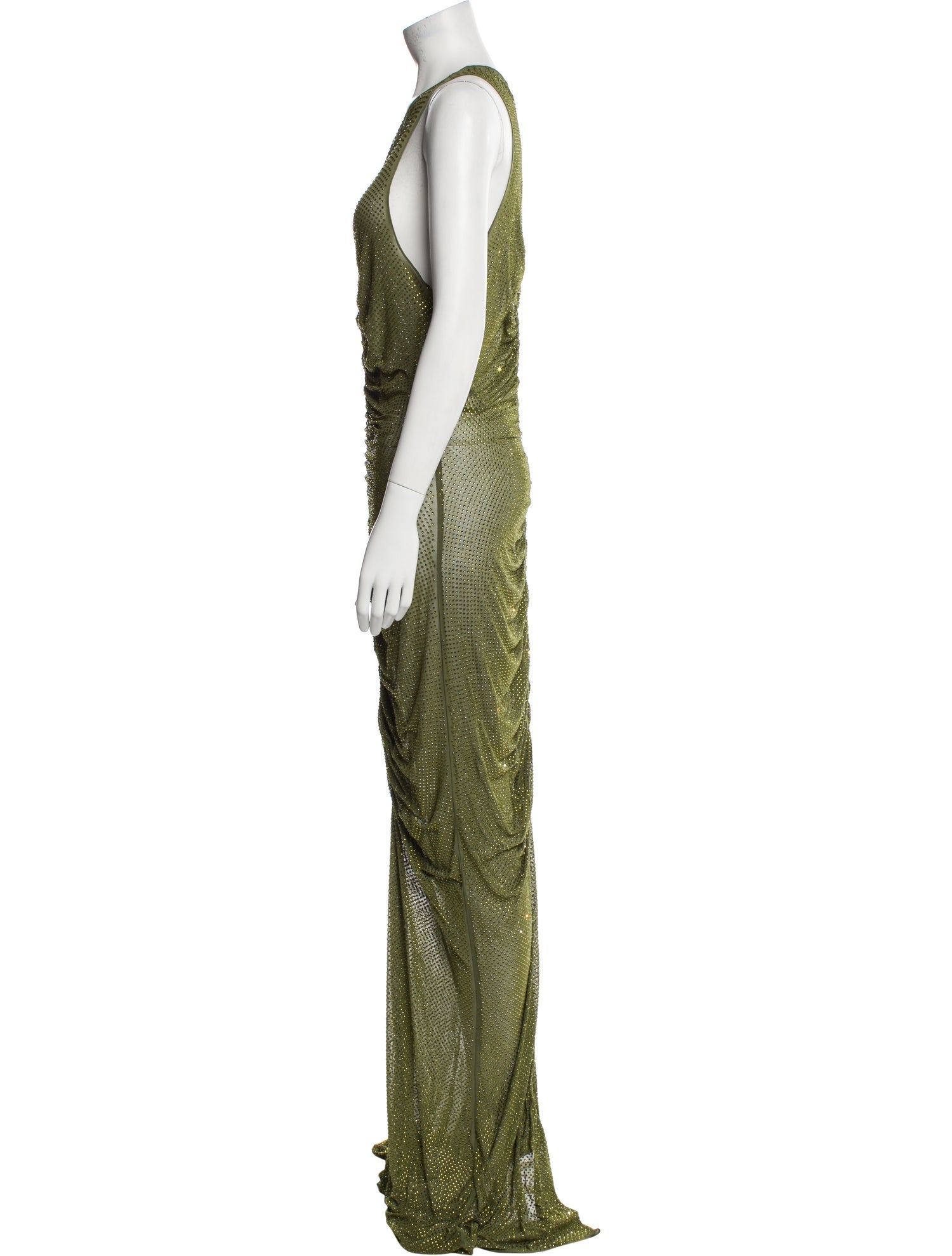 Retrofête Cowl Neck Long Dress