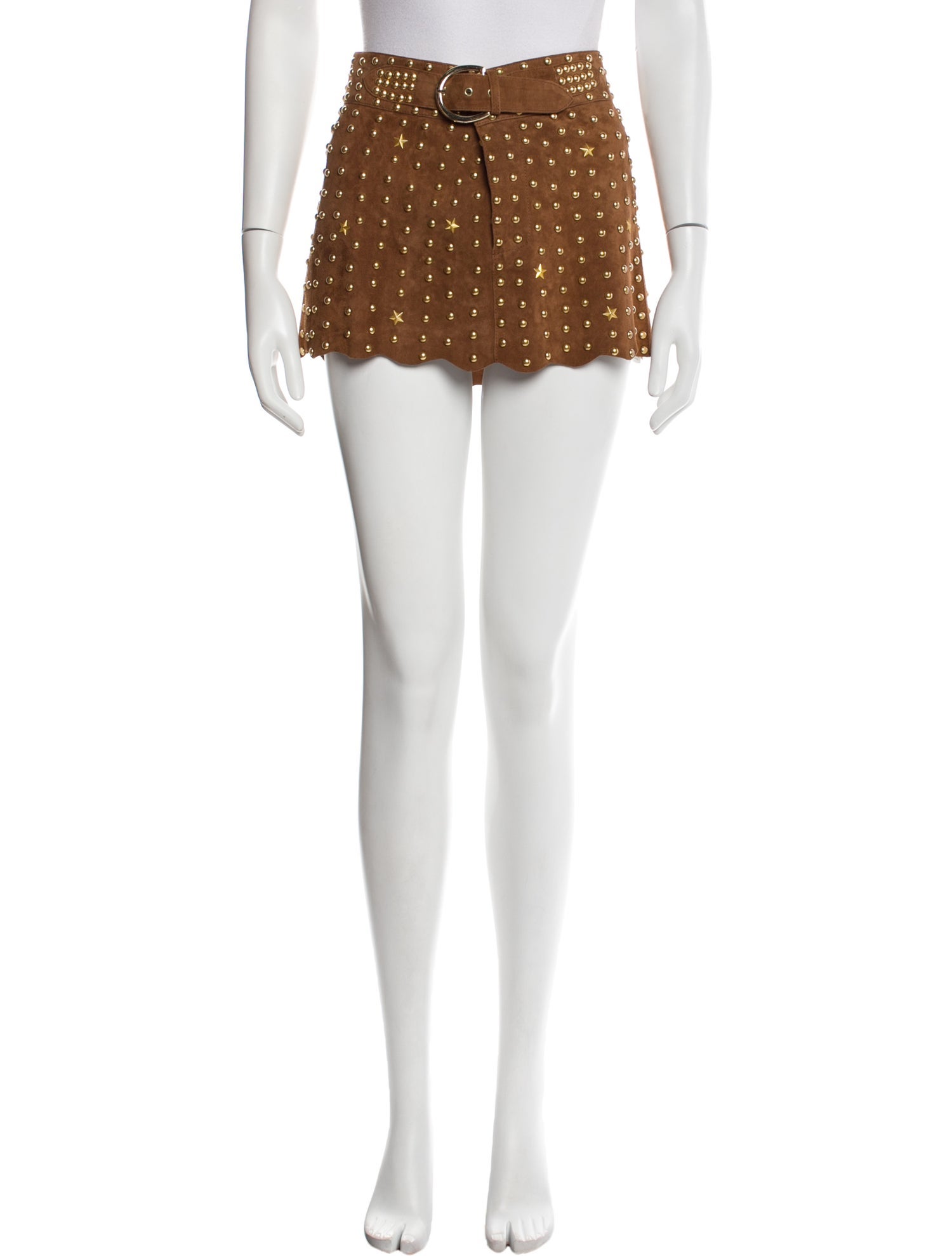 Retrofête Leather Mini Skirt w/ Tags