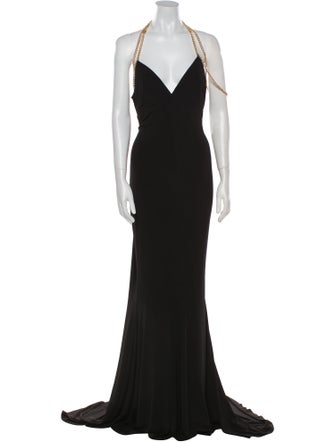 Retrofête Halterneck Long Dress