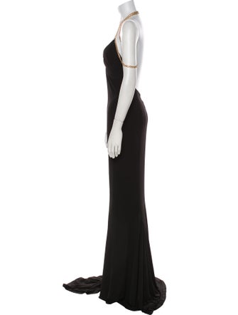 Retrofête Halterneck Long Dress