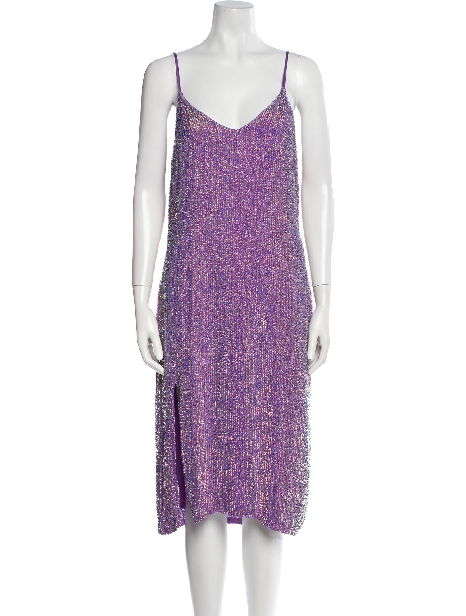 Retrofête Sequin Midi Length Dress