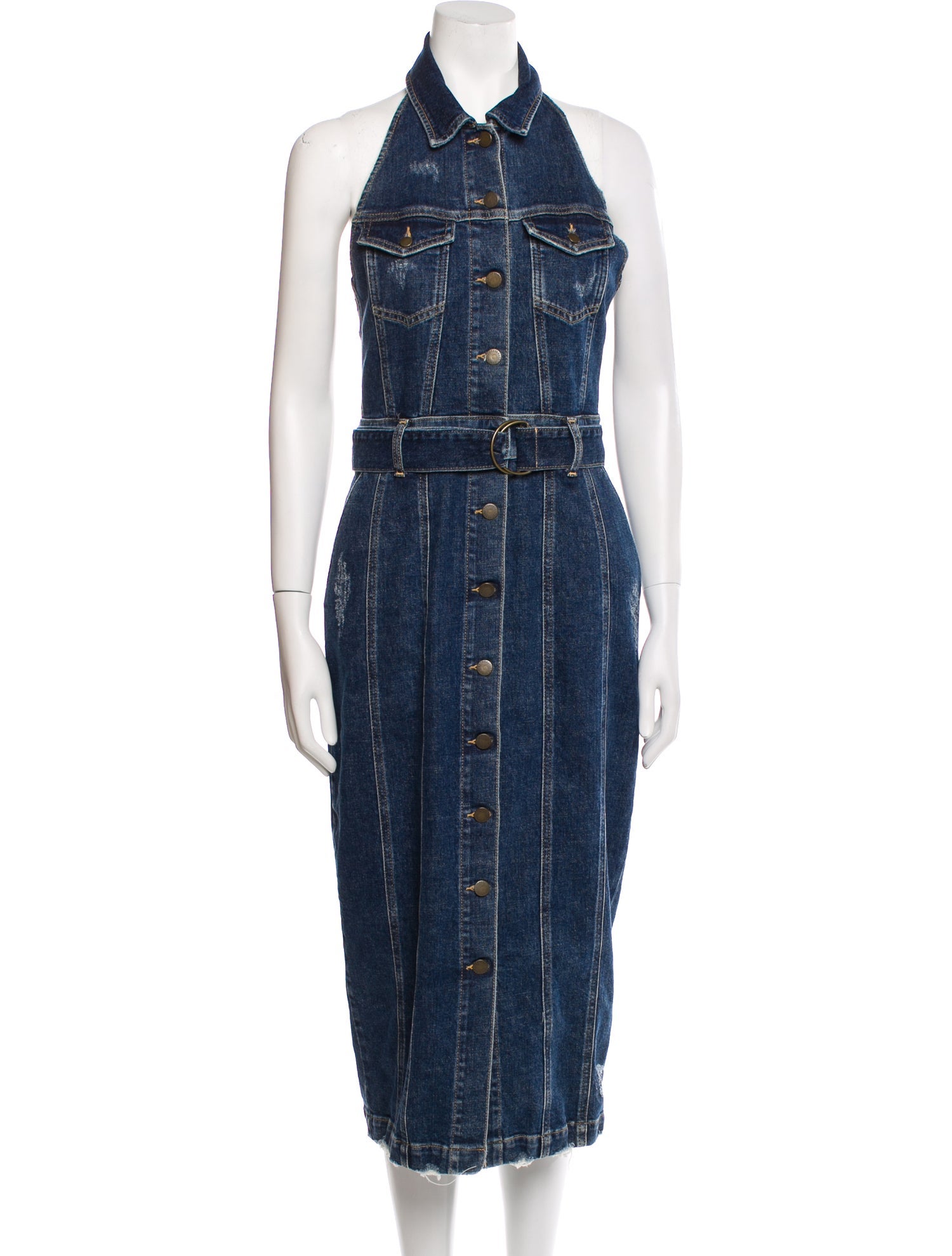 Retrofête Halterneck Long Dress