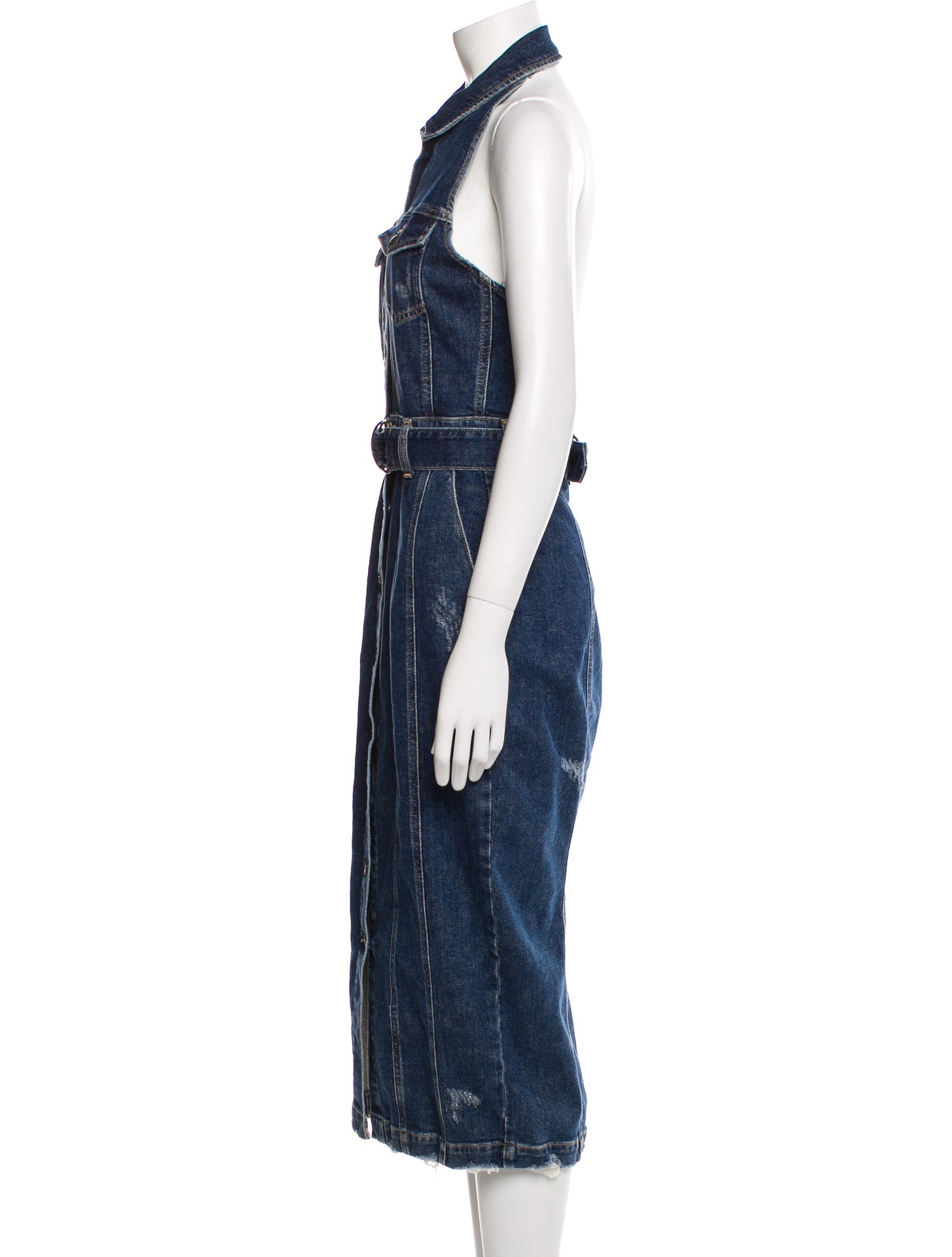 Retrofête Halterneck Long Dress