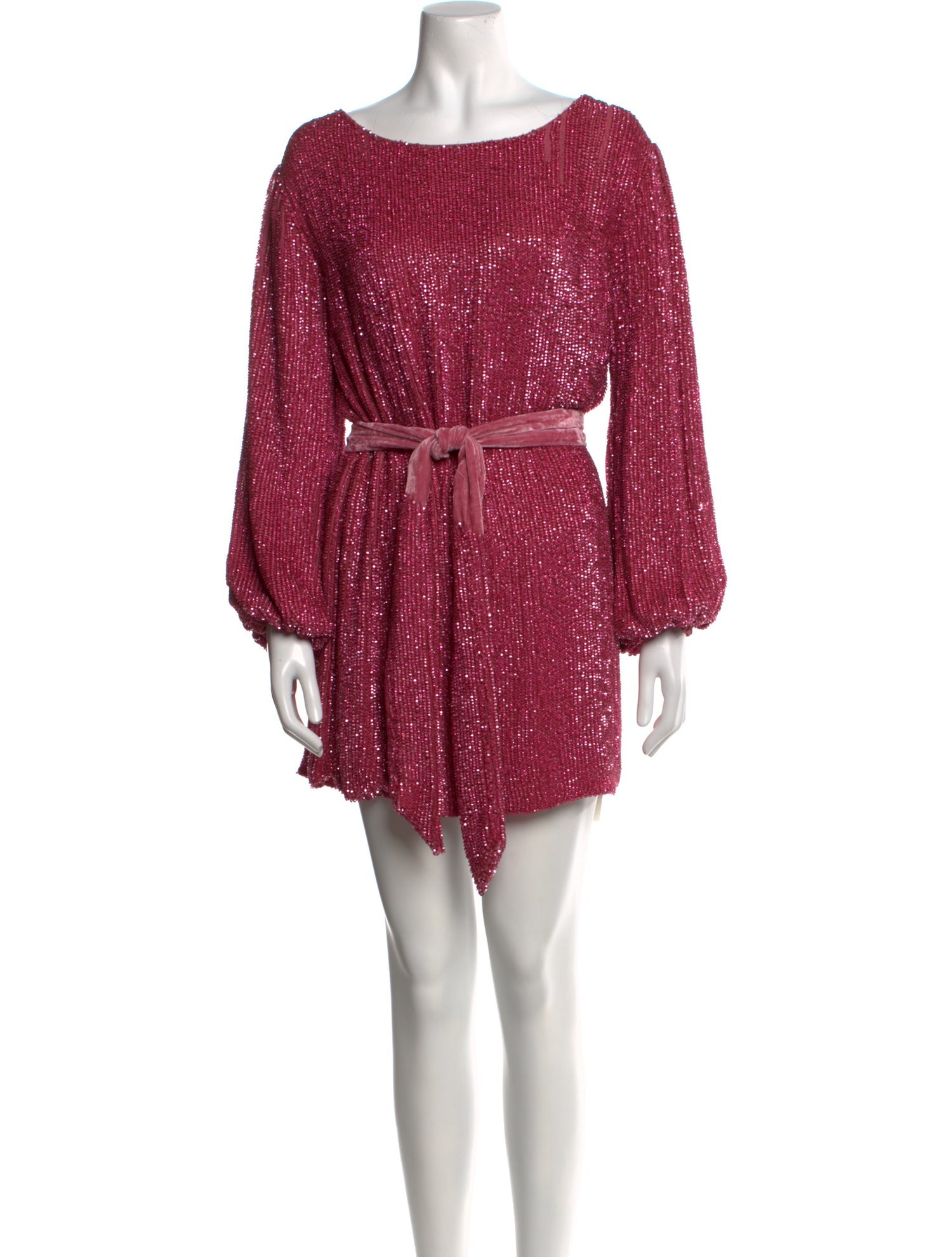 Retrofête Scoop Neck Mini Dress