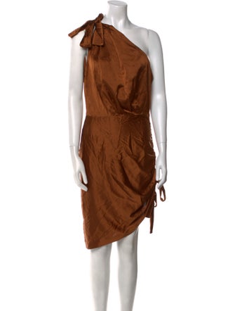 Retrofête Silk Midi Length Dress