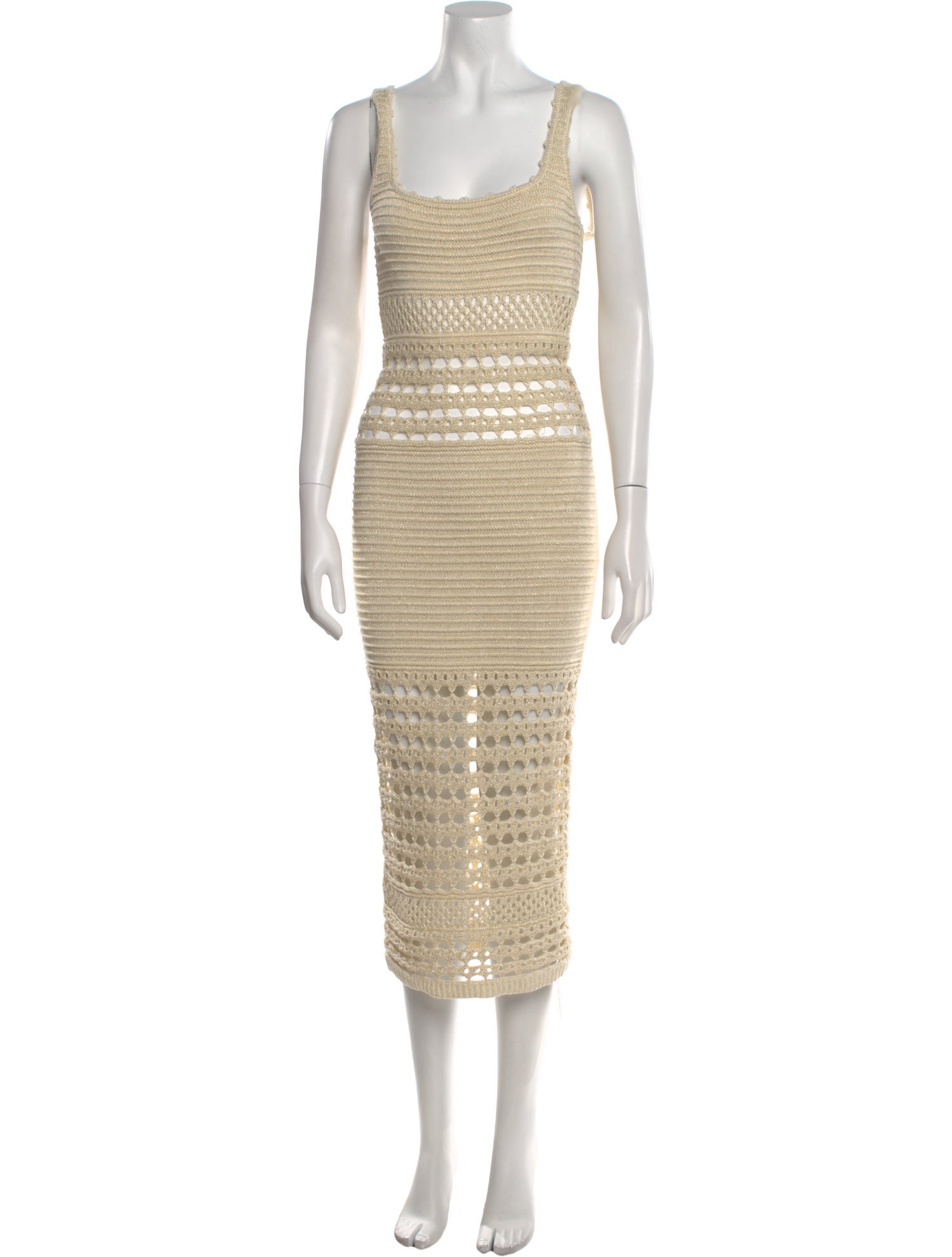 Retrofête Square Neckline Long Dress