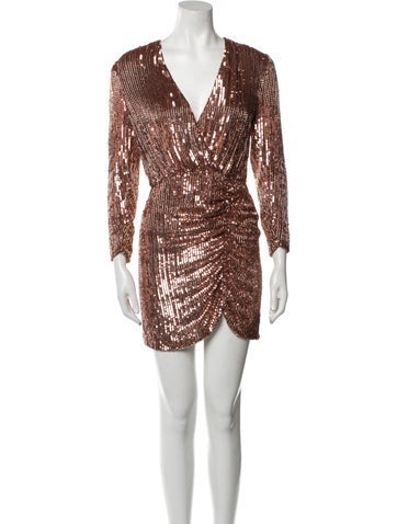 Retrofête Dresses V-Neck Mini Dress XS