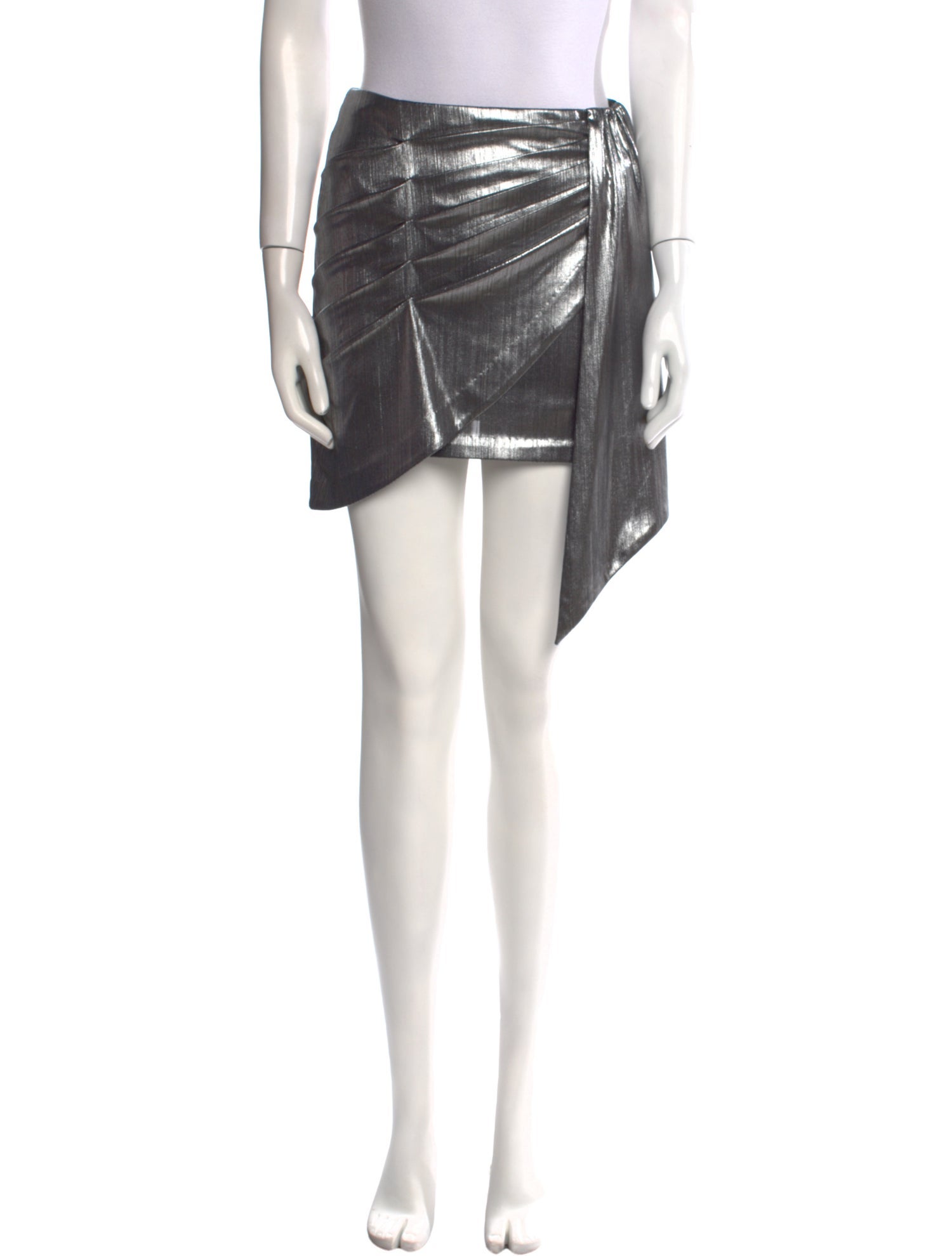 Retrofête Ruffle Embellishment Mini Skirt