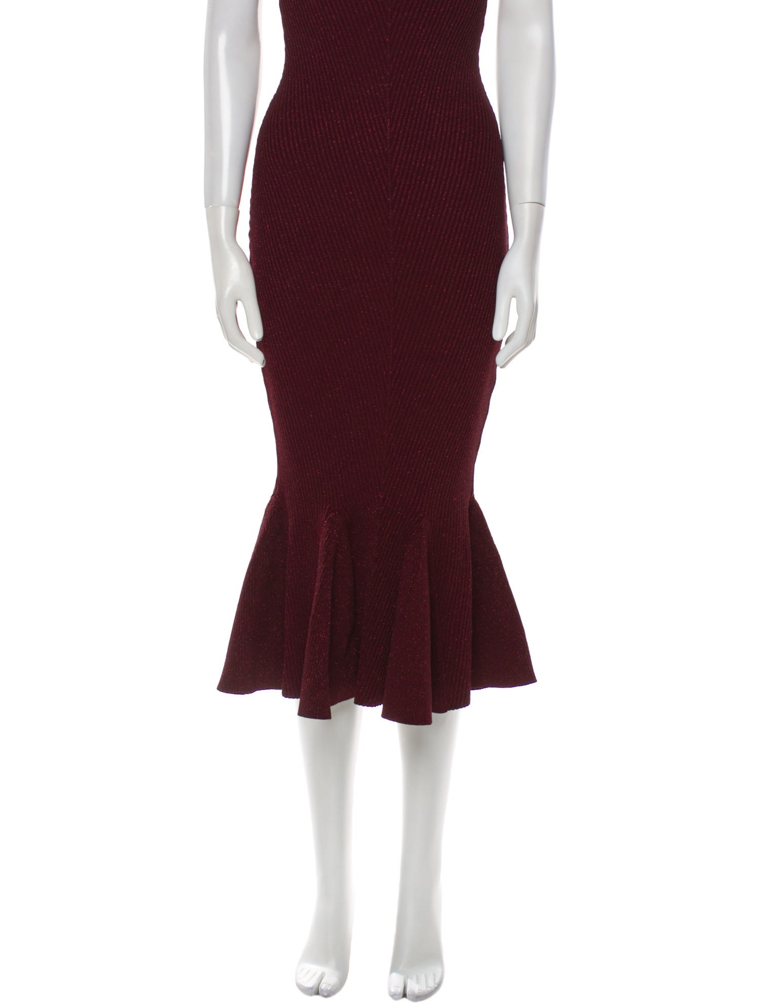 Retrofête Ruffle Embellishment Mini Skirt