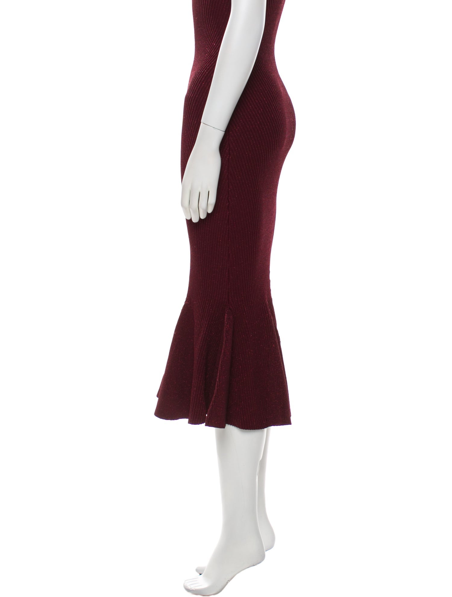 Retrofête Ruffle Embellishment Mini Skirt