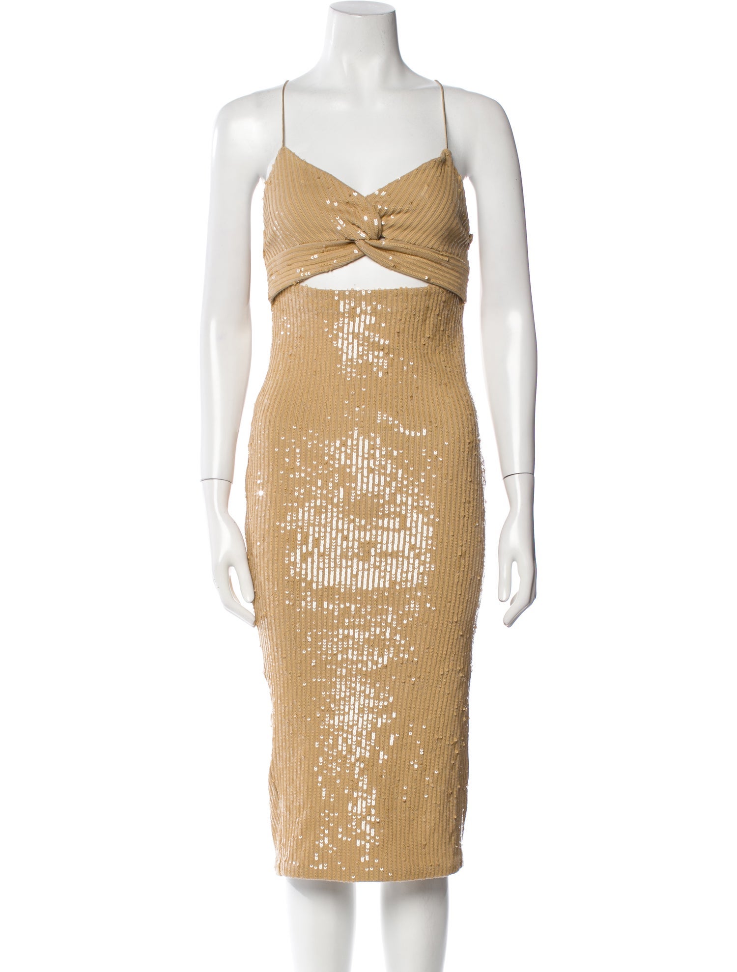 Retrofête V-Neck Midi Length Dress