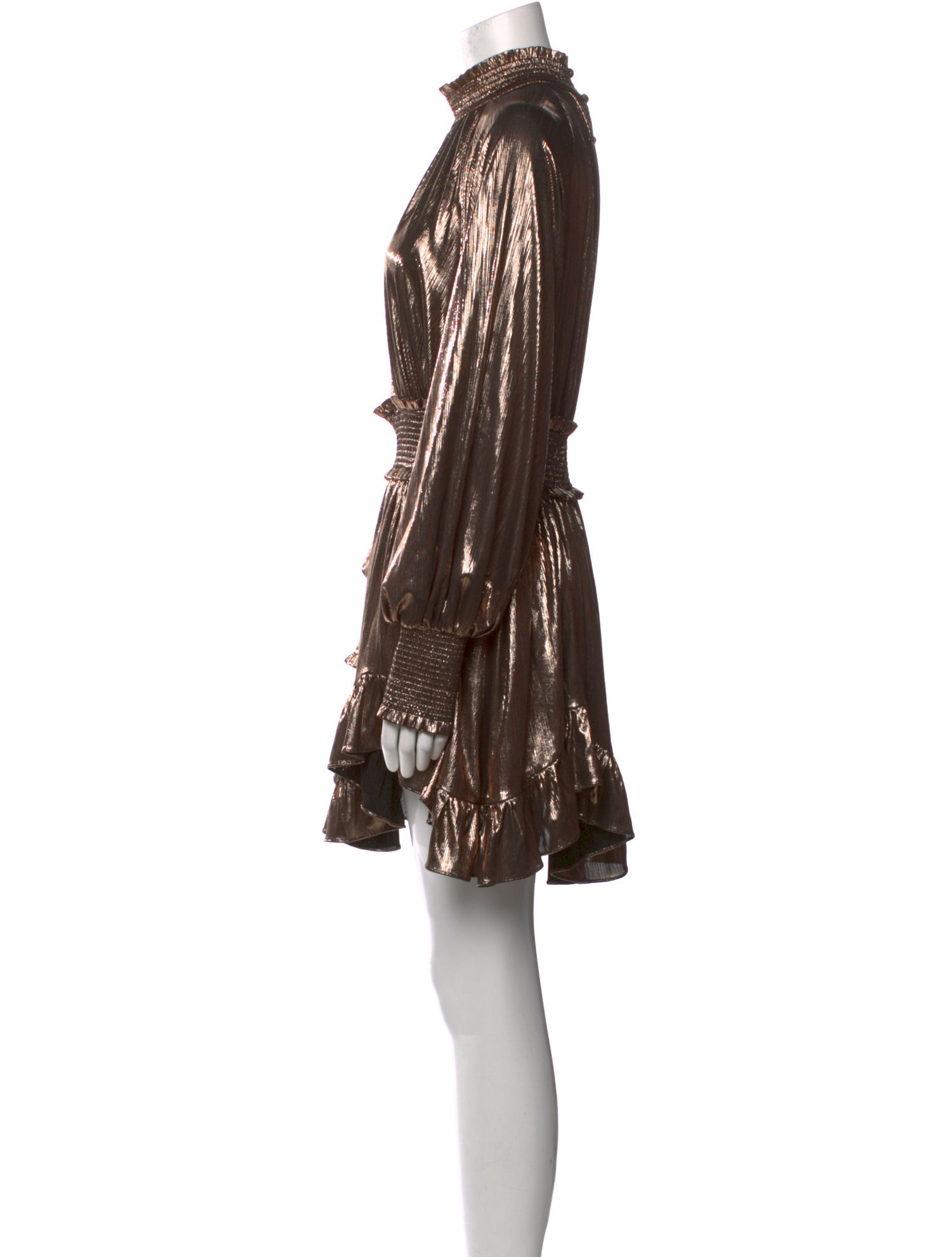 Retrofête Mock Neck Mini Dress