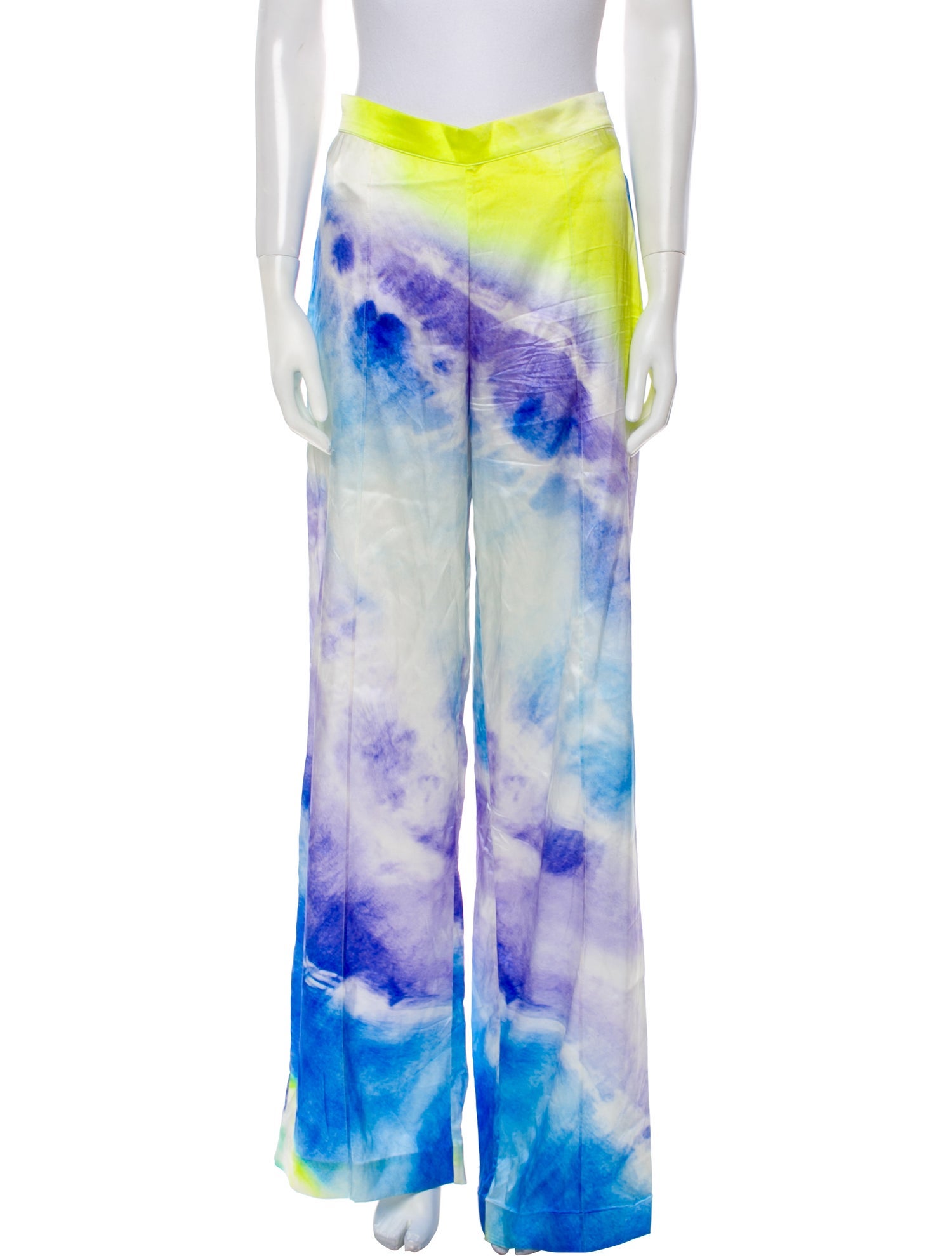Retrofête Silk Tie-Dye Print Pajamas
