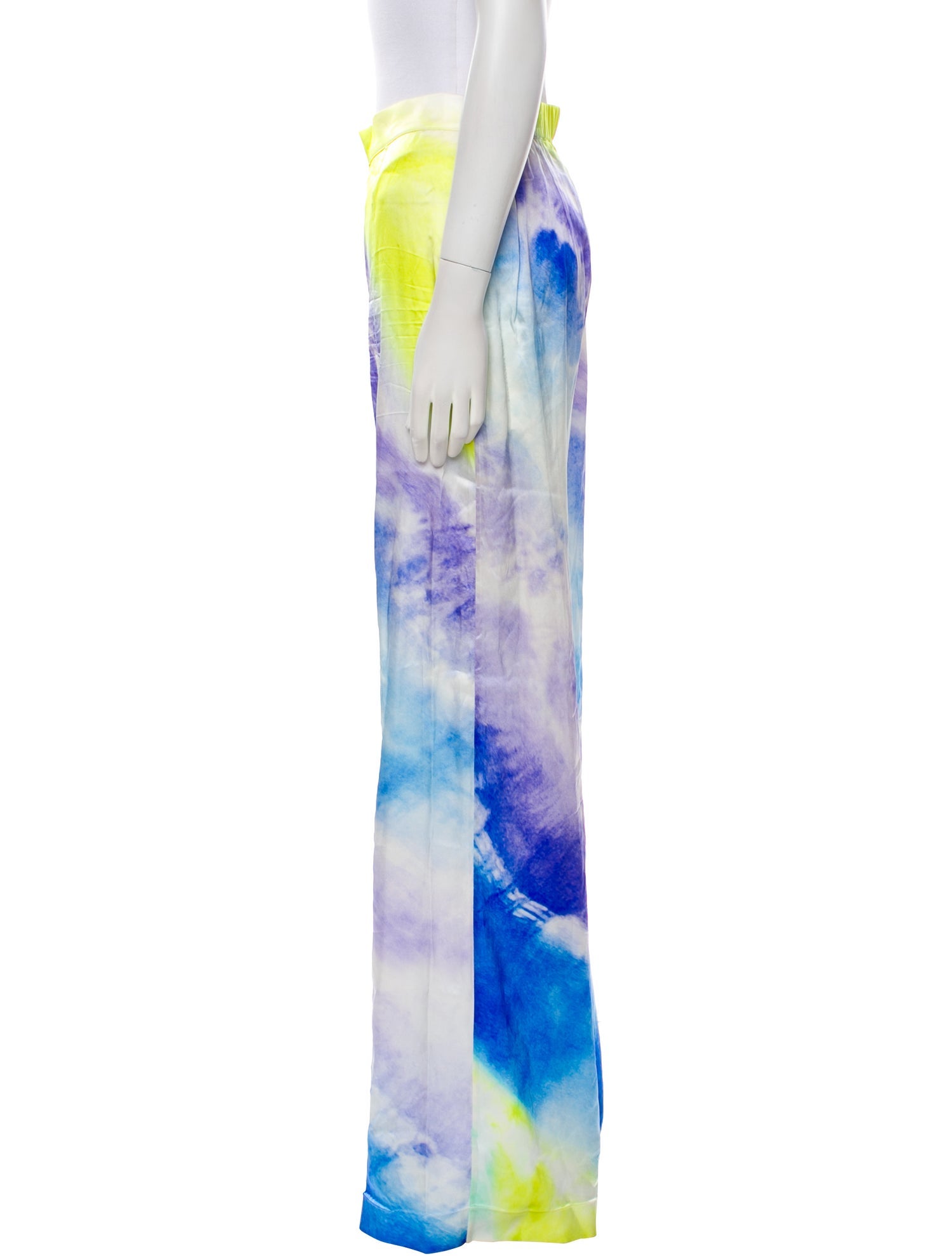 Retrofête Silk Tie-Dye Print Pajamas