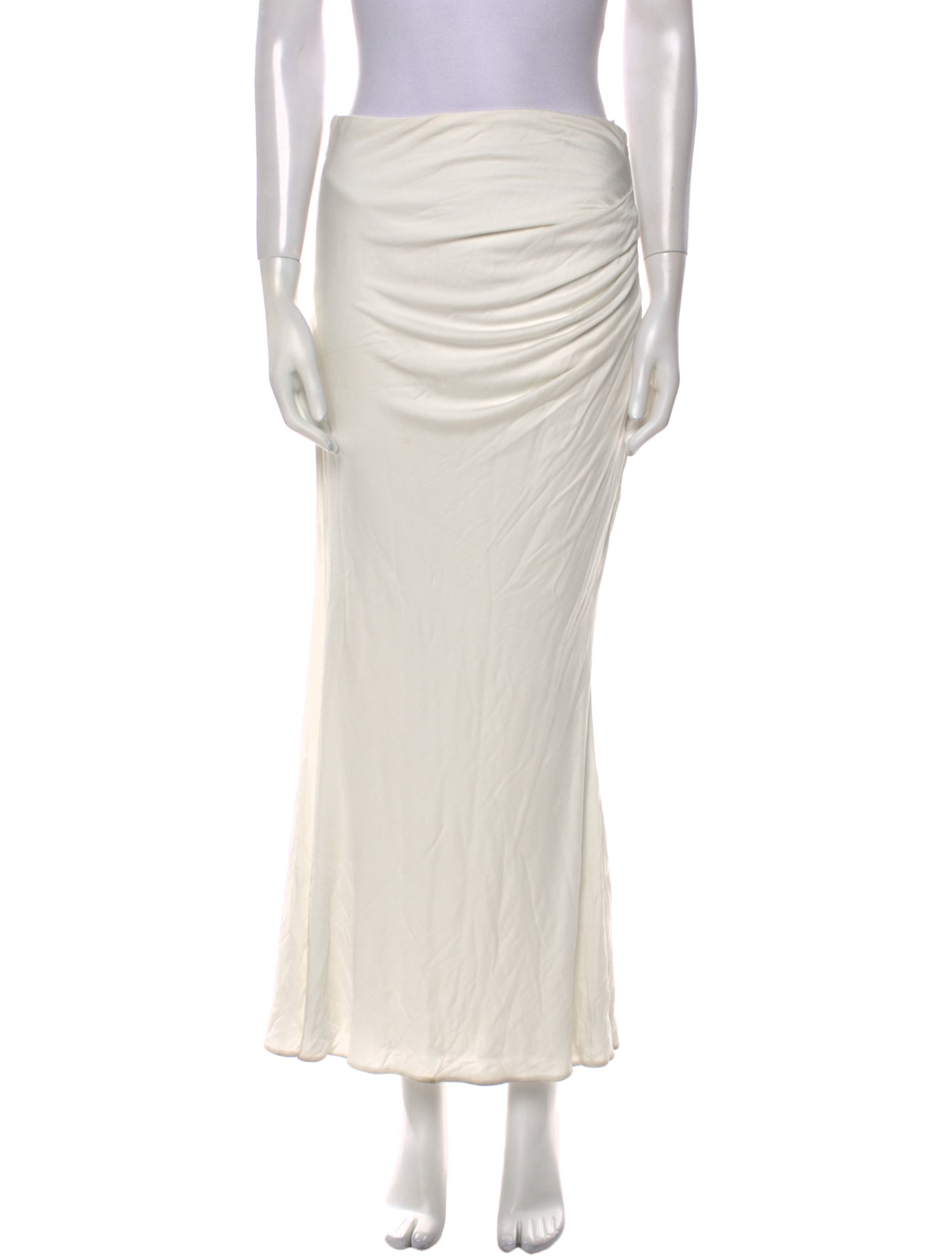 Retrofête Ruffle Embellishment Midi Length Skirt