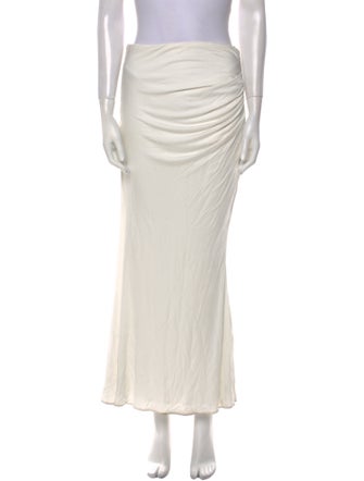 Retrofête Ruffle Embellishment Midi Length Skirt