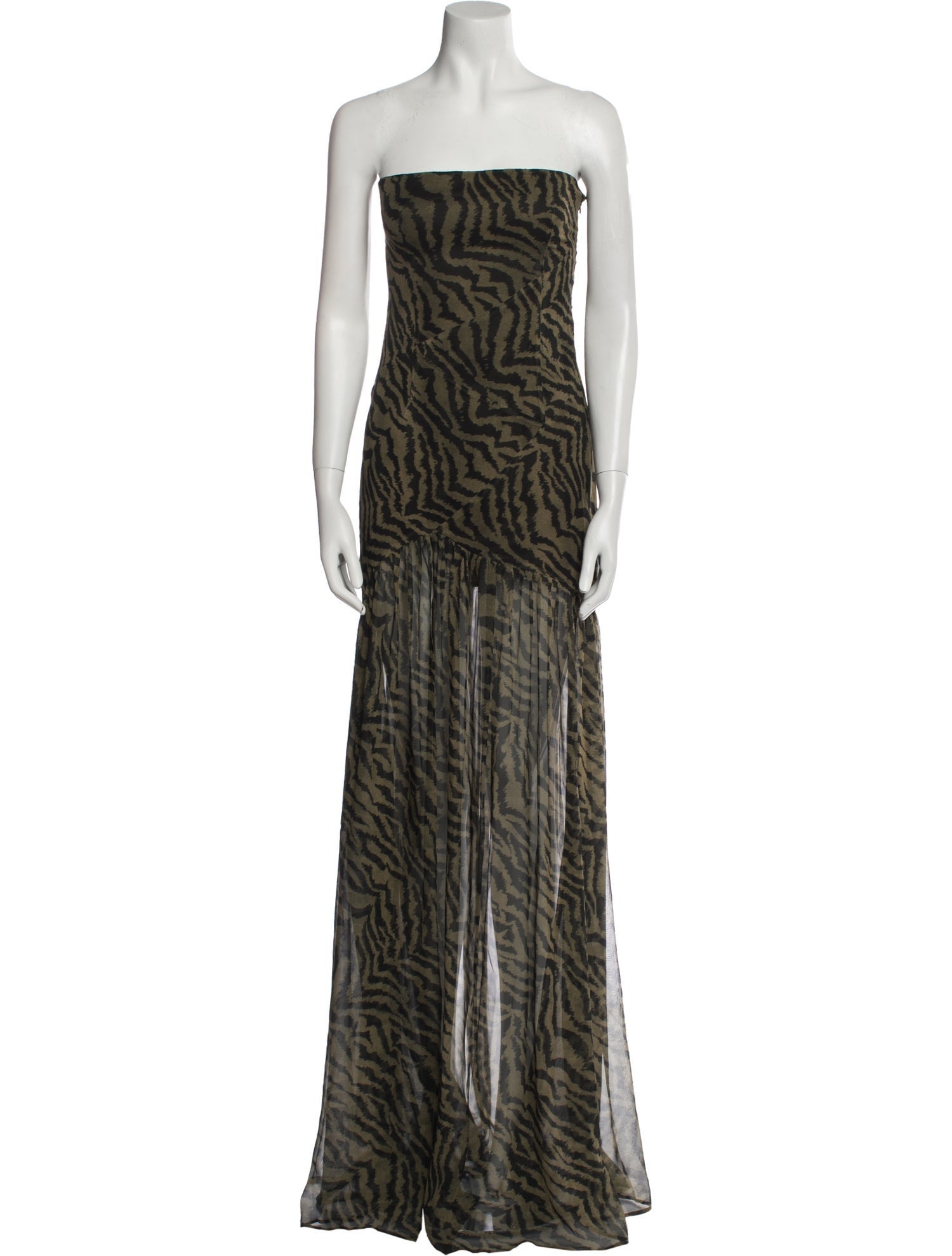 Retrofête Silk Long Dress w/ Tags