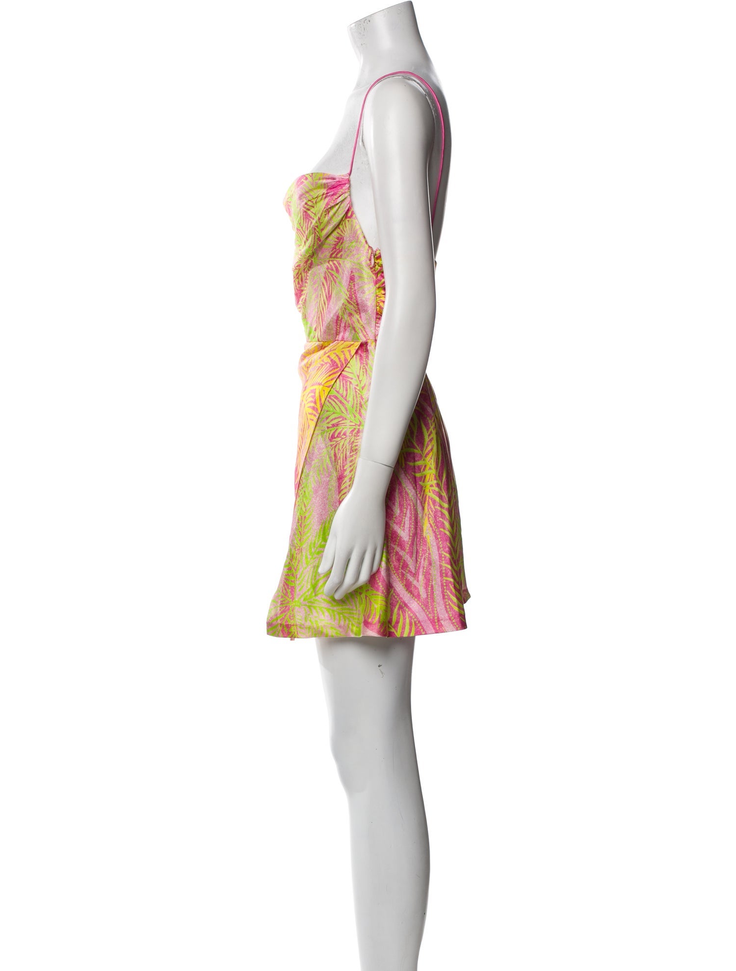 Retrofête Silk Mini Dress