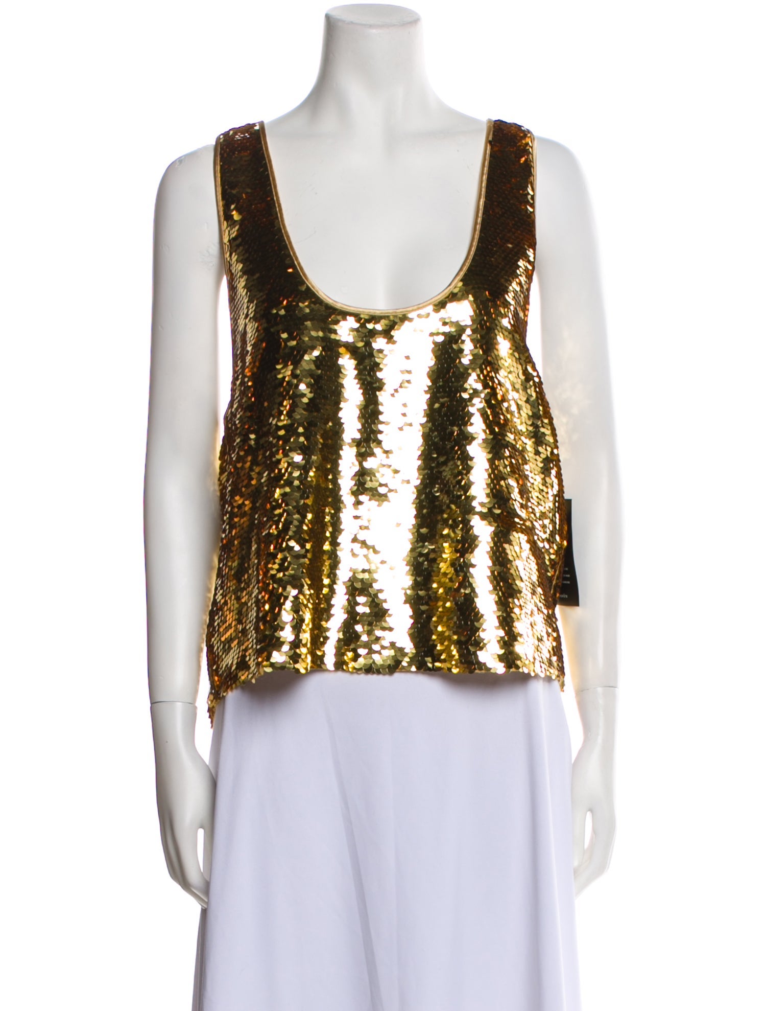 Retrofête Printed Scoop Neck Top w/ Tags