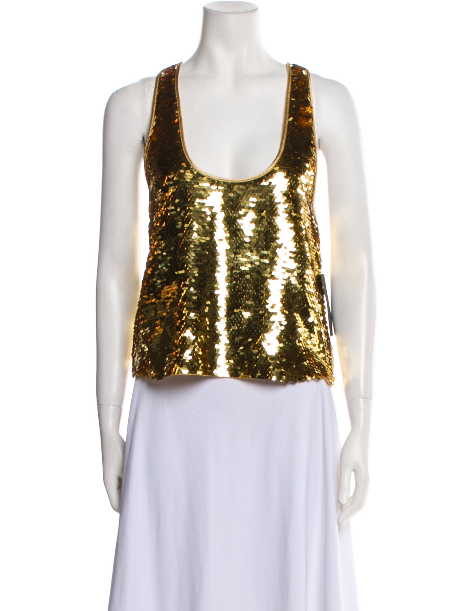 Retrofête Printed Scoop Neck Top w/ Tags