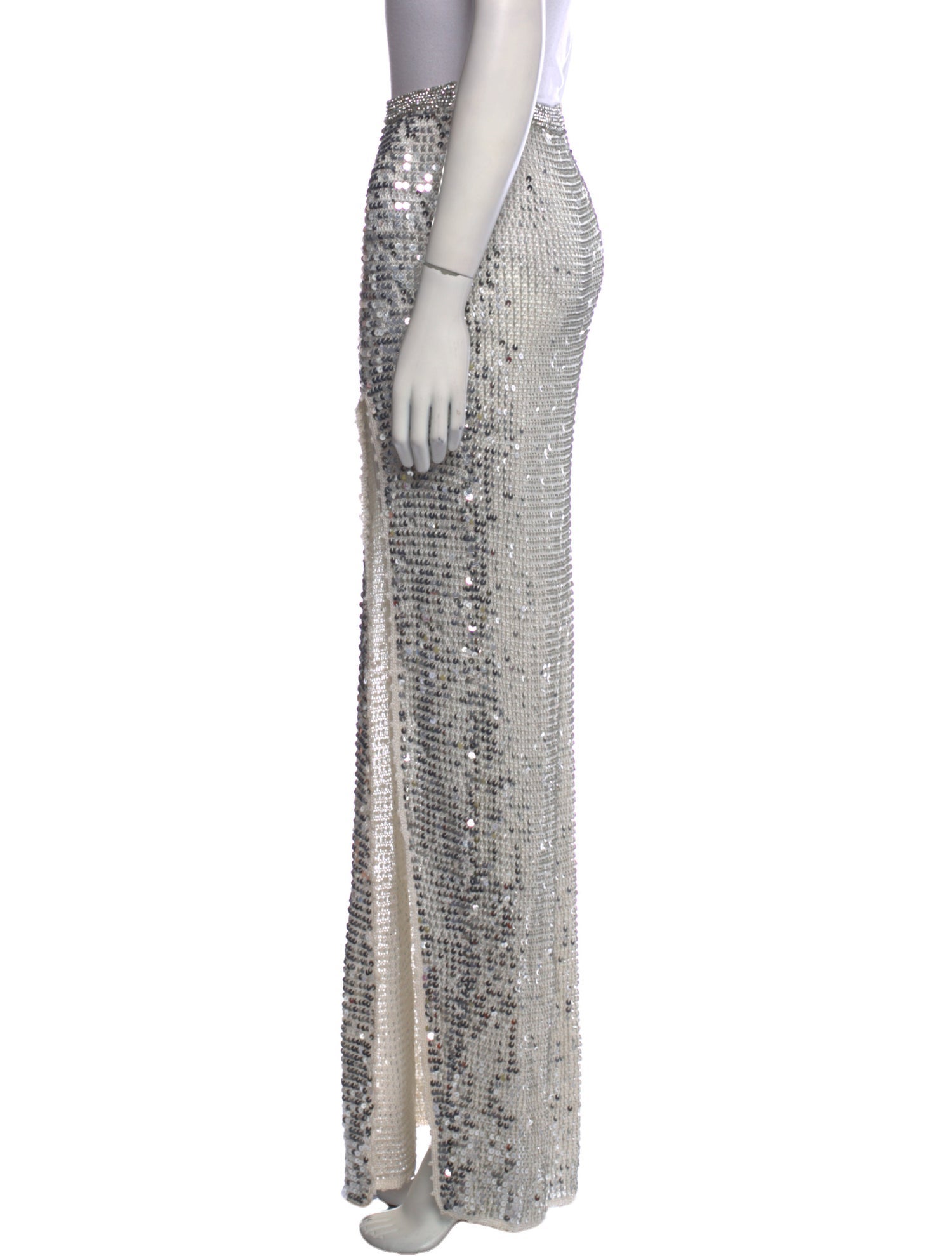 Retrofête Crystal Embellishments Long Skirt