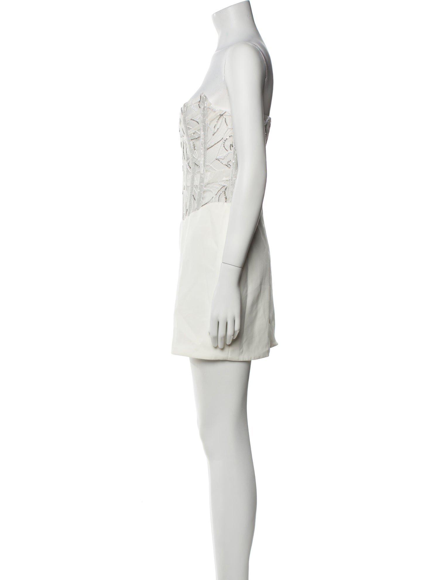 Retrofête Strapless Mini Dress