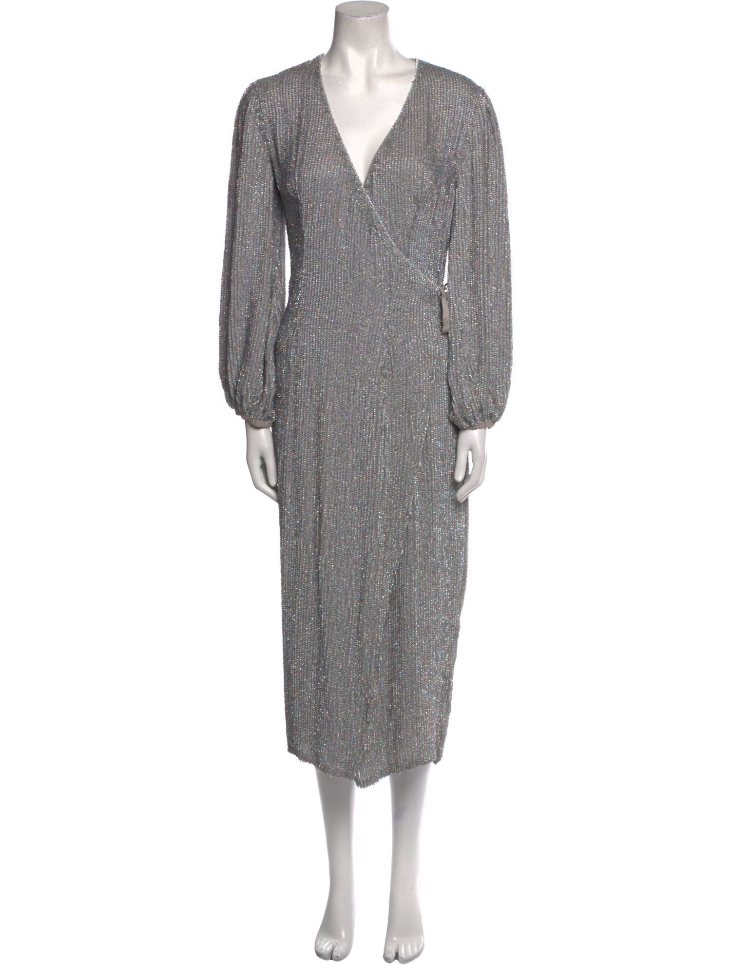 Retrofête V-Neck Long Dress