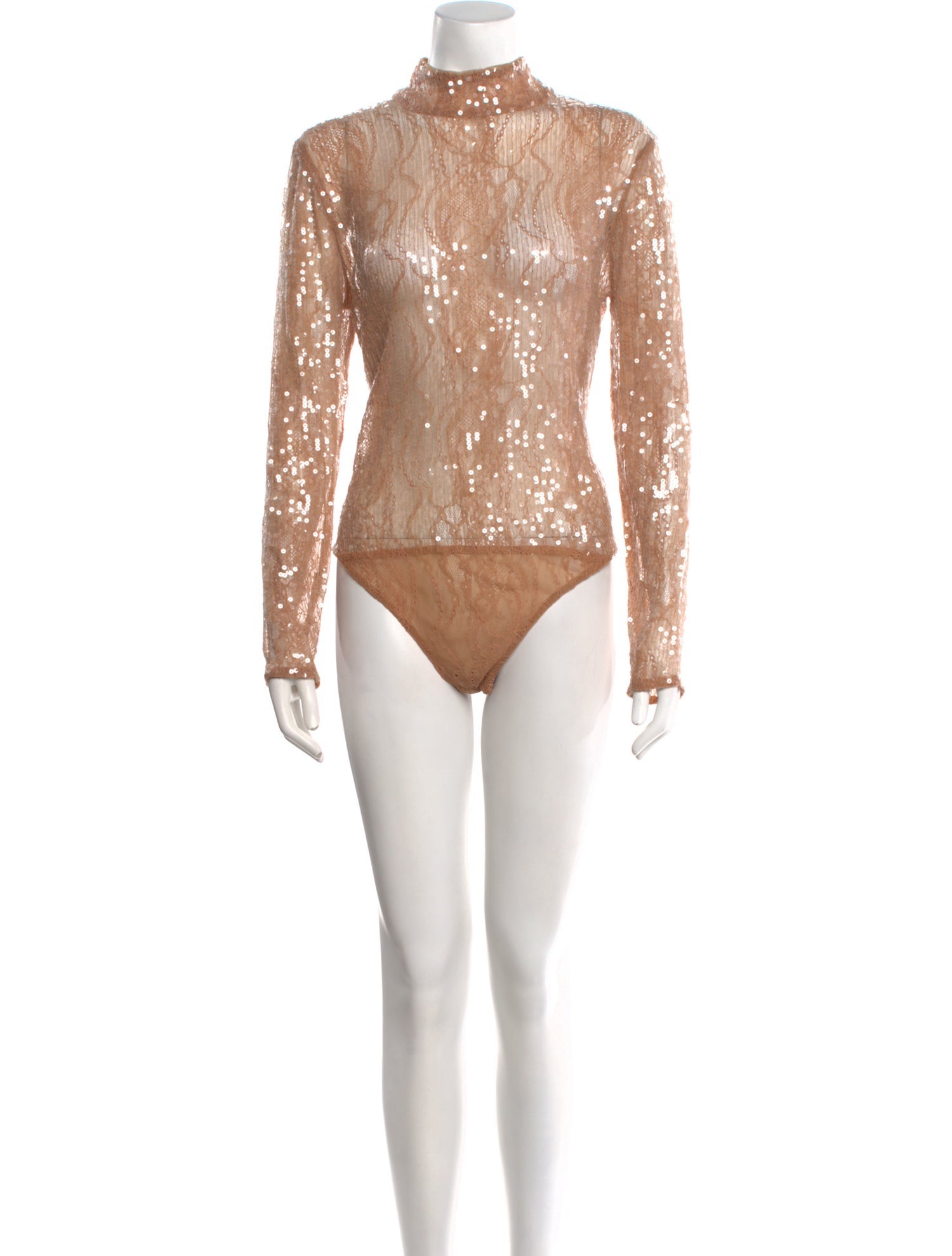 Retrofête Mock Neck Long Sleeve Bodysuit w/ Tags