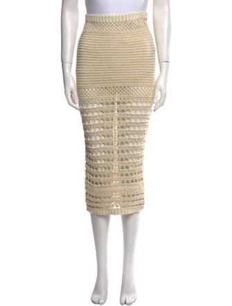 Retrofête Patterned Midi Length Skirt