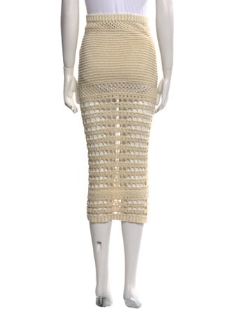 Retrofête Patterned Midi Length Skirt