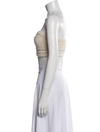 Retrofête Strapless Crop Top