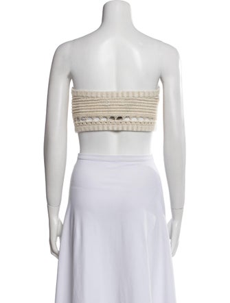 Retrofête Strapless Crop Top