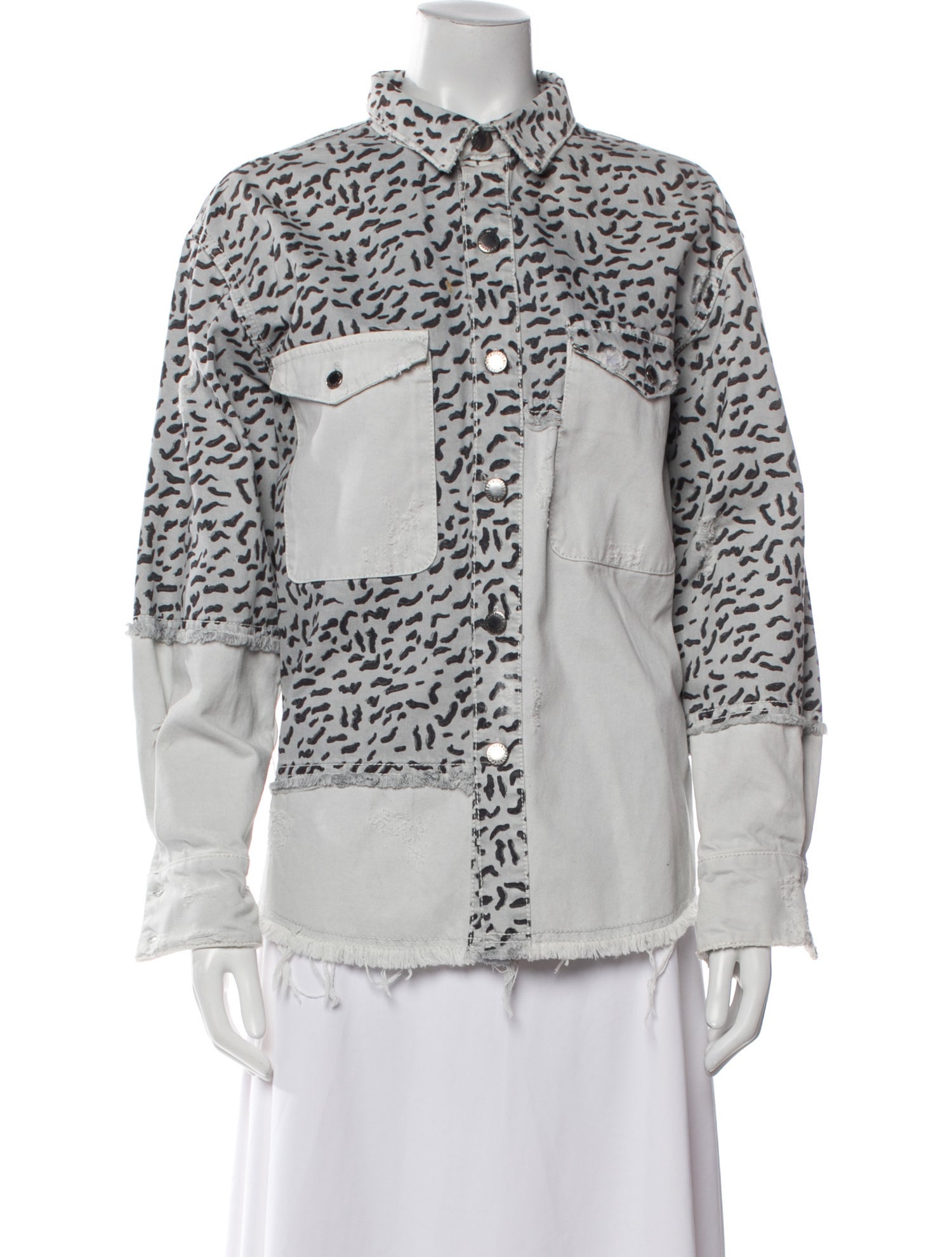 Retrofête Printed Denim Jacket