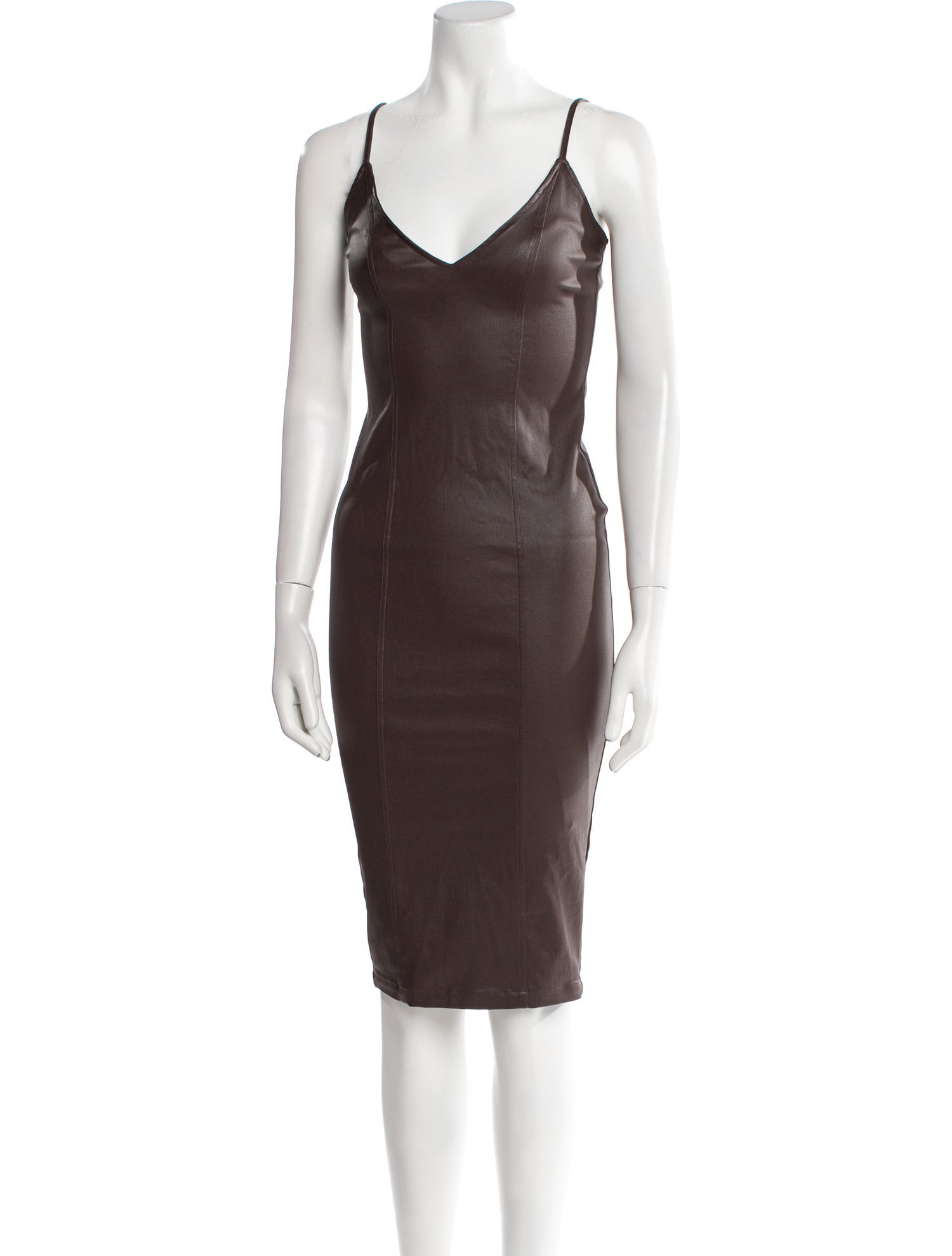 Retrofête V-Neck Midi Length Dress