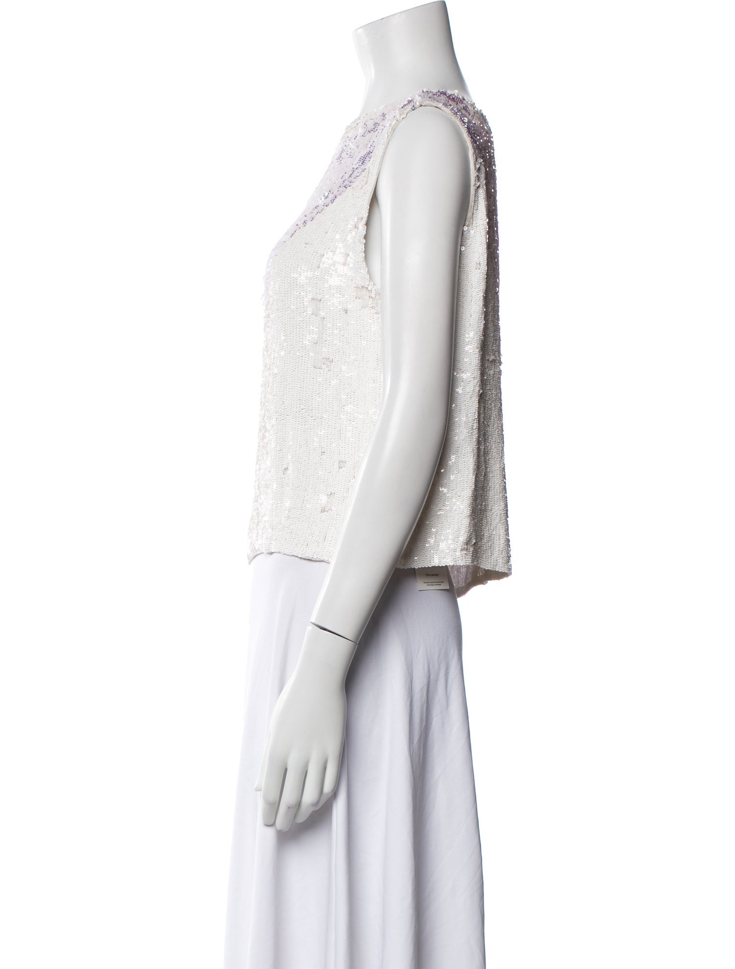 Retrofête One-Shoulder Sleeveless Crop Top w/ Tags