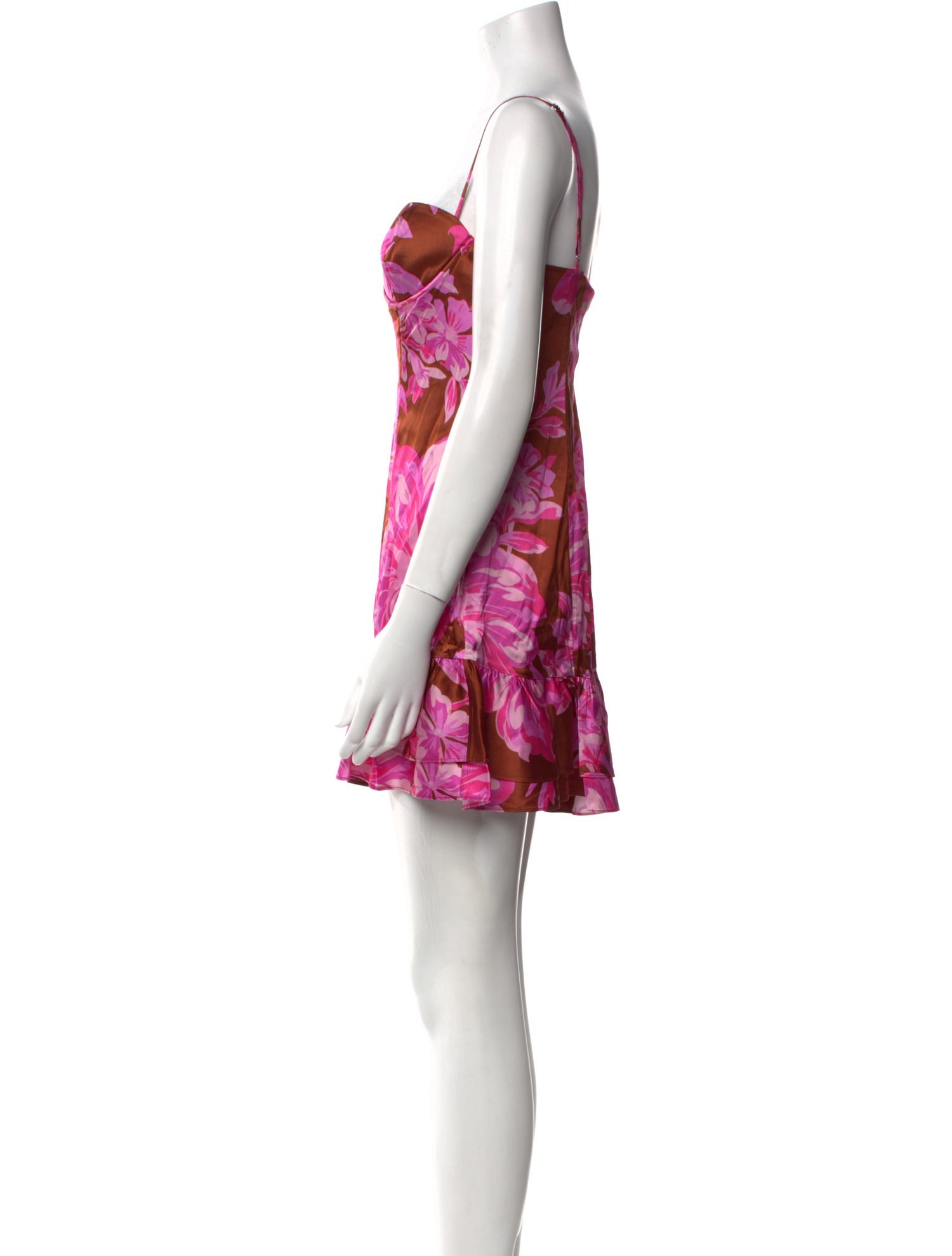 Retrofête Floral Print Mini Dress