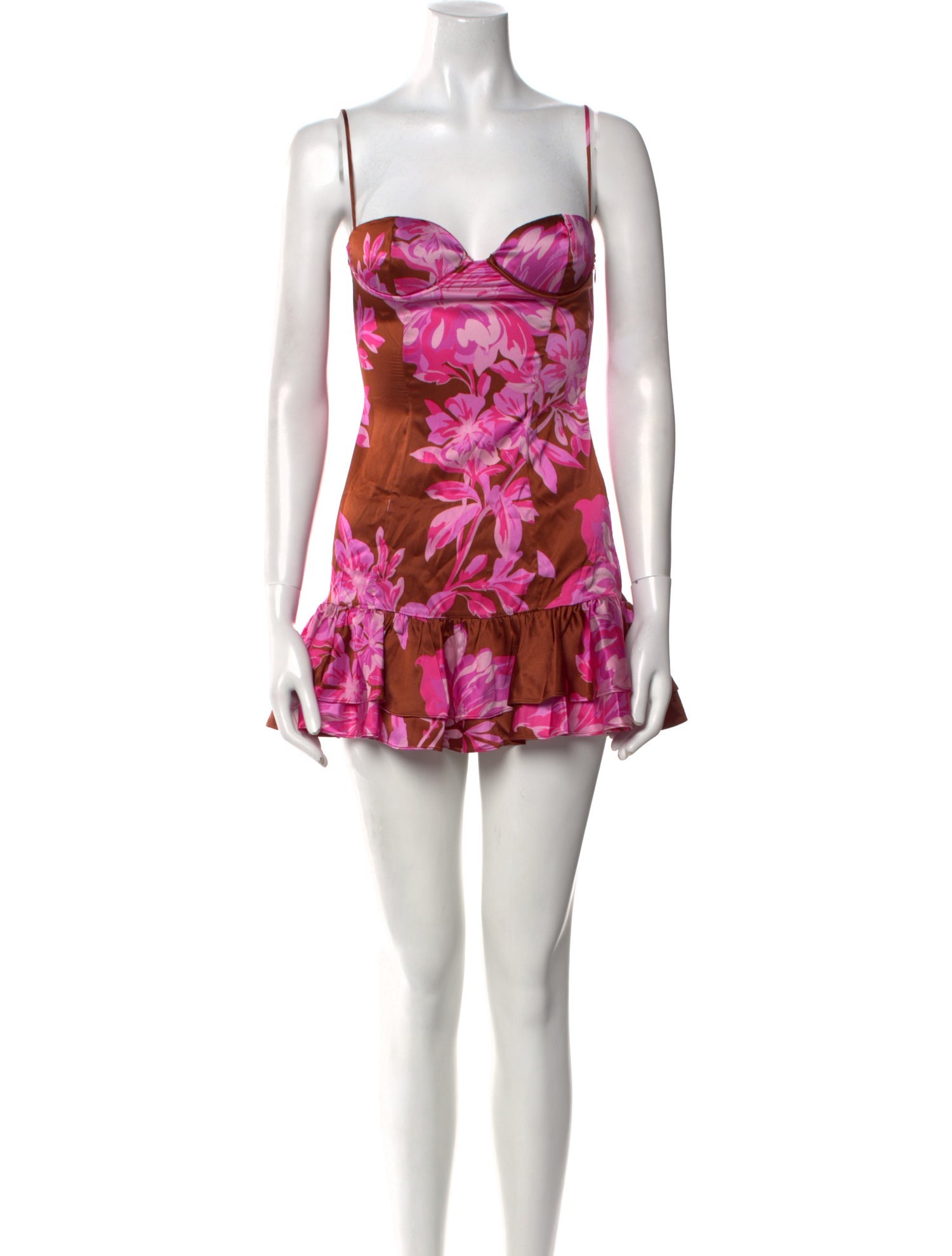 Retrofête Floral Print Mini Dress