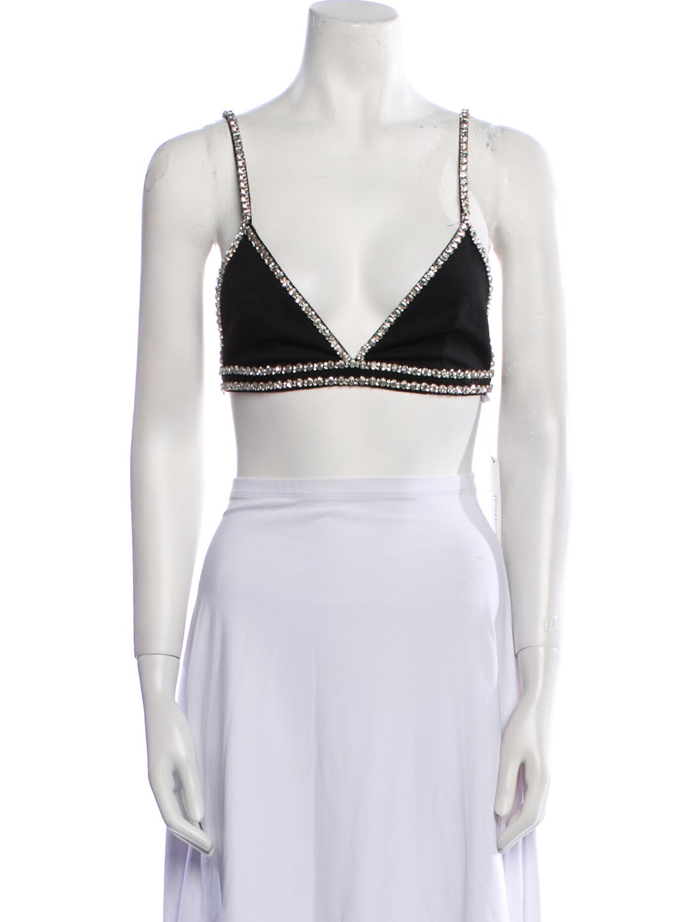 Retrofête V-Neck Sleeveless Crop Top