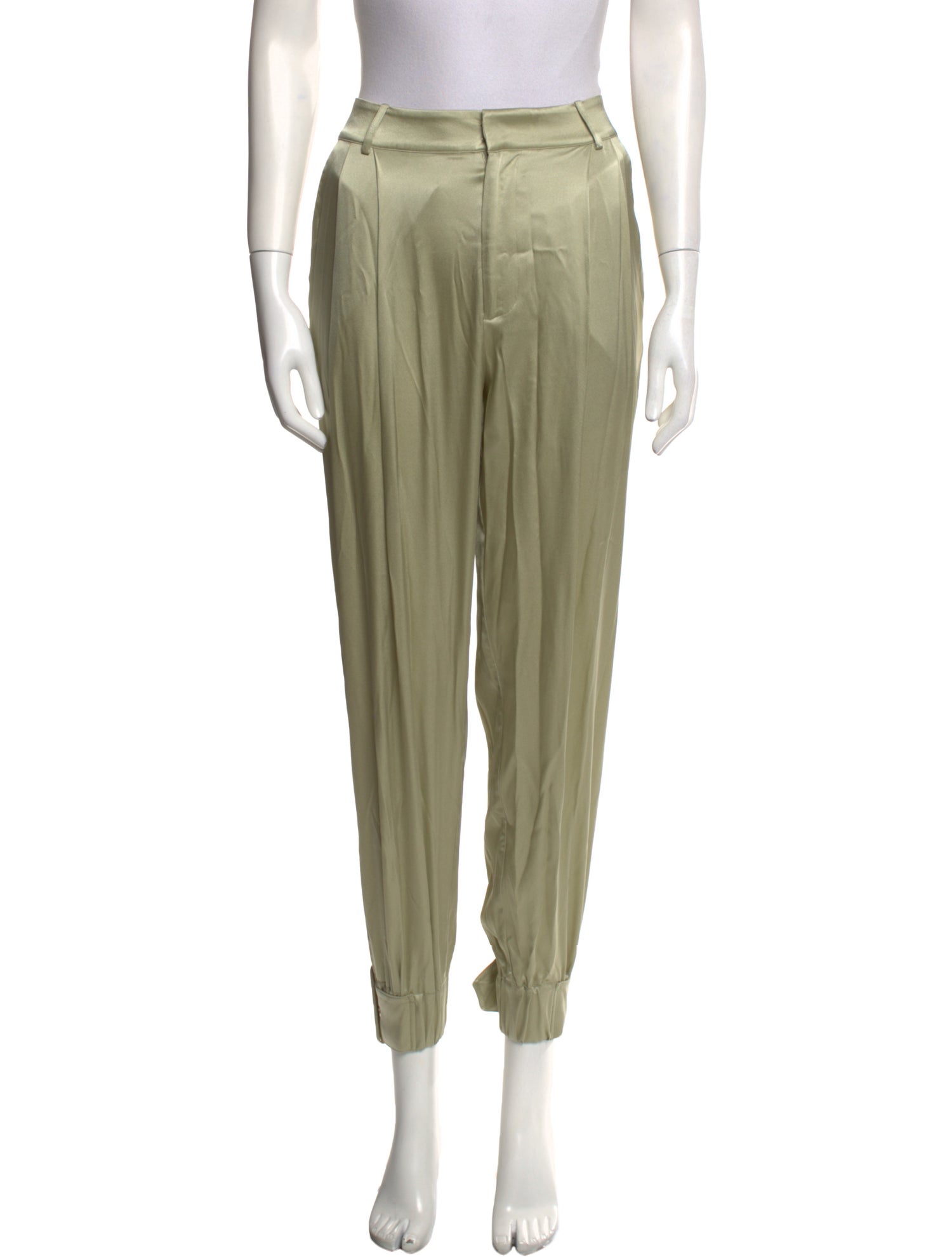 Retrofête Silk Skinny Leg Pants