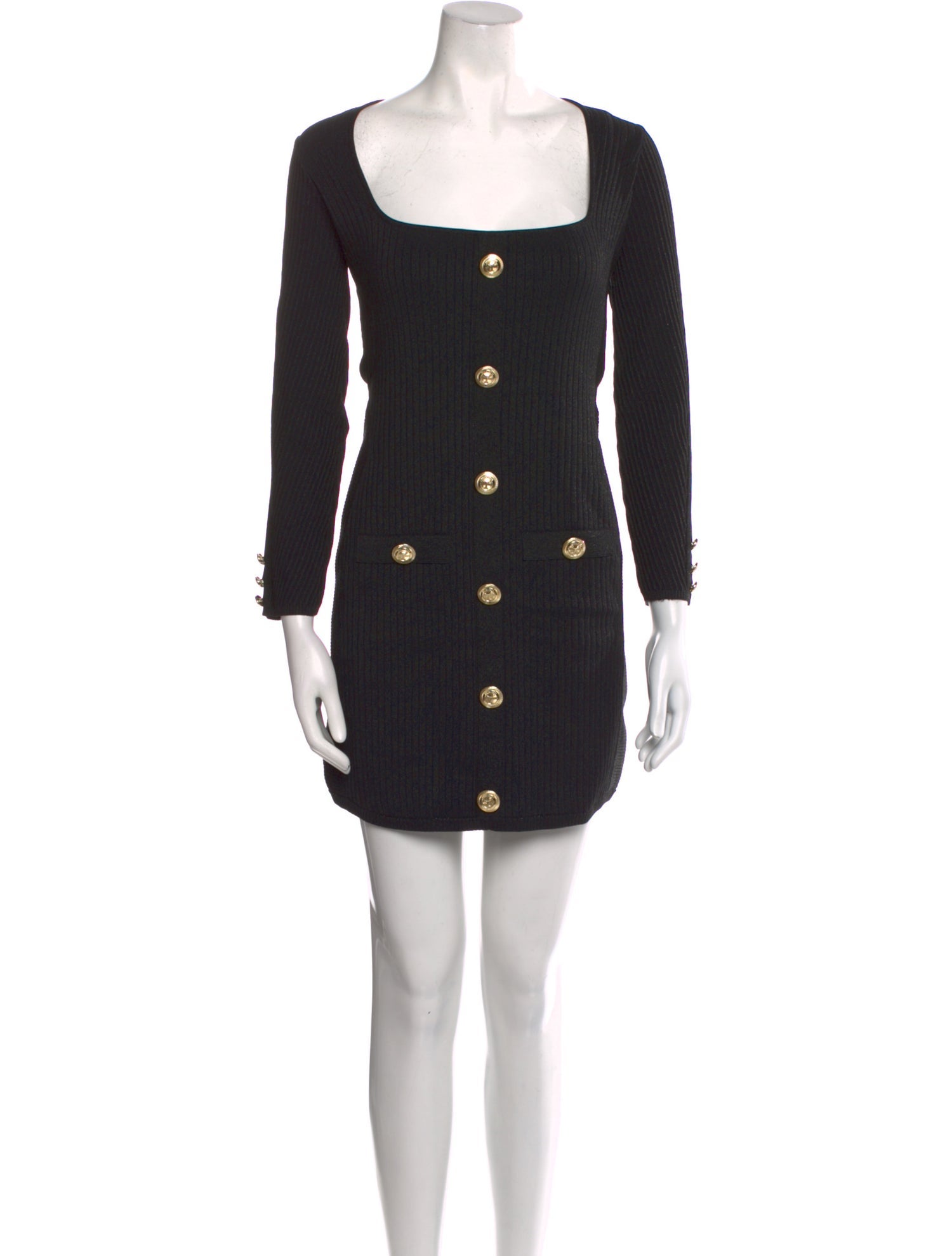 Retrofête Square Neckline Mini Dress