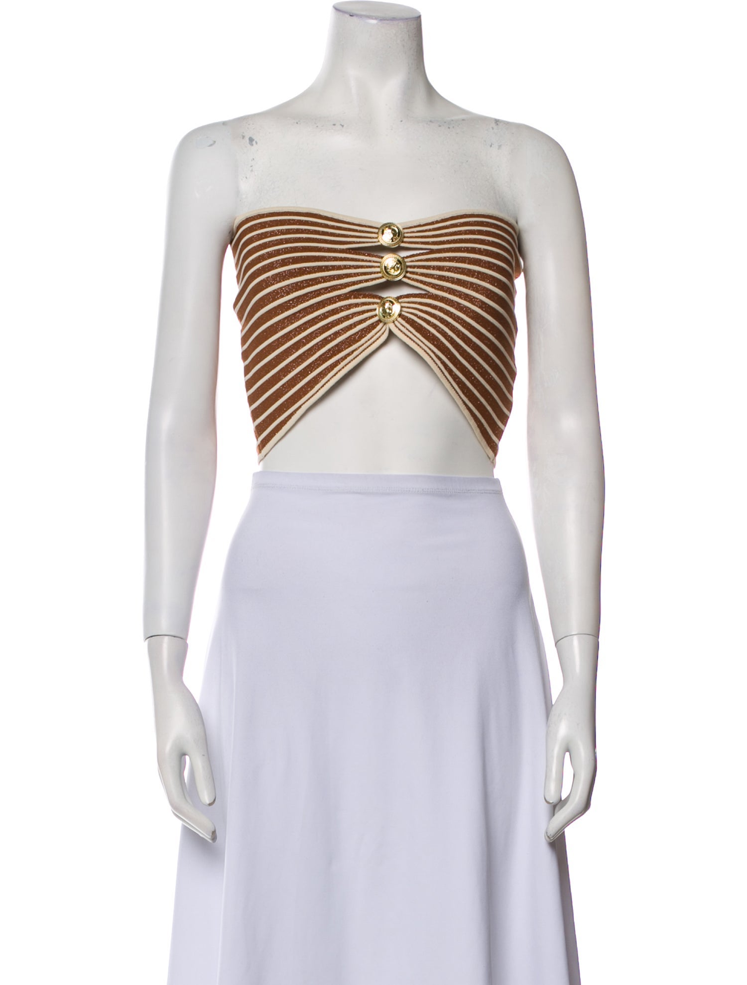 Retrofête Strapless Crop Top w/ Tags