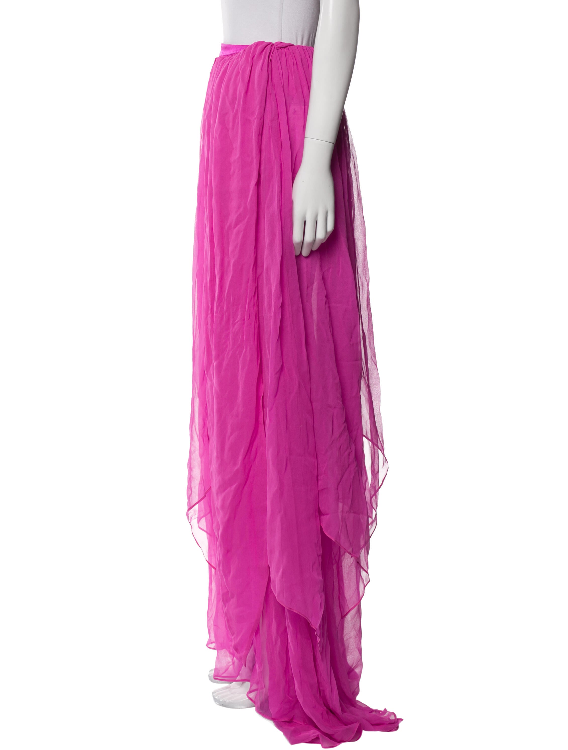 Retrofête Silk Long Skirt w/ Tags