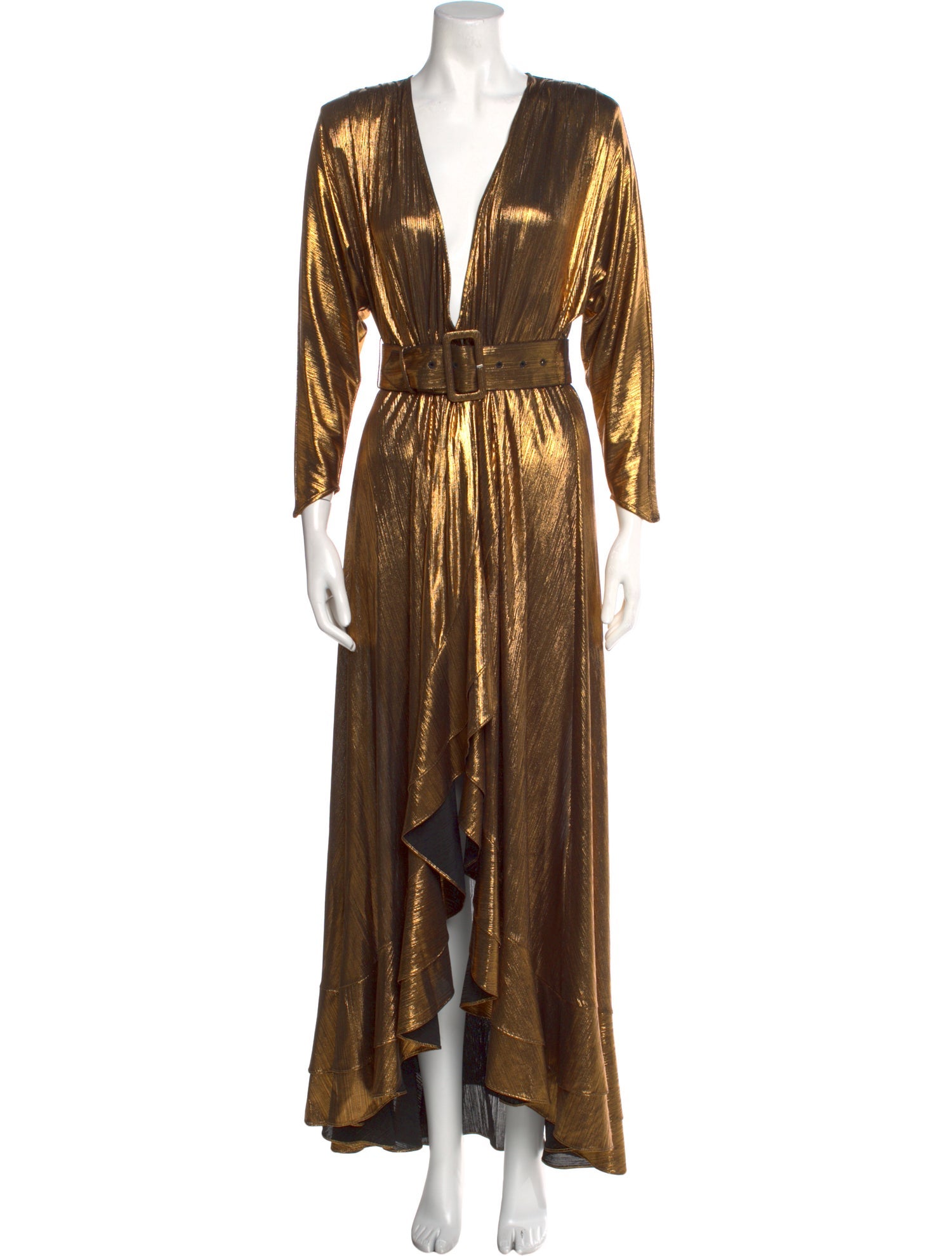 Retrofête V-Neck Long Dress w/ Tags