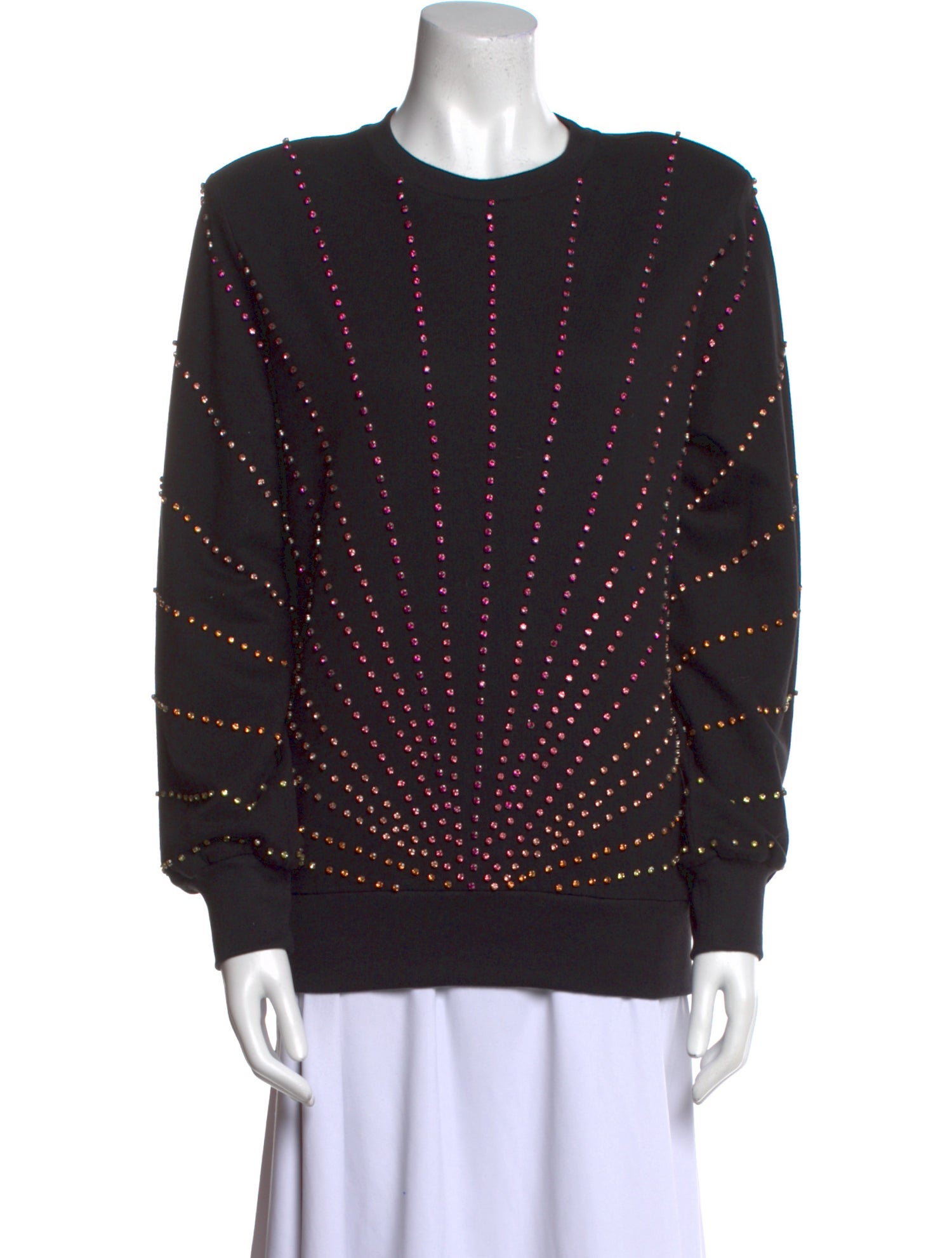 Retrofête Printed Crew Neck Sweater