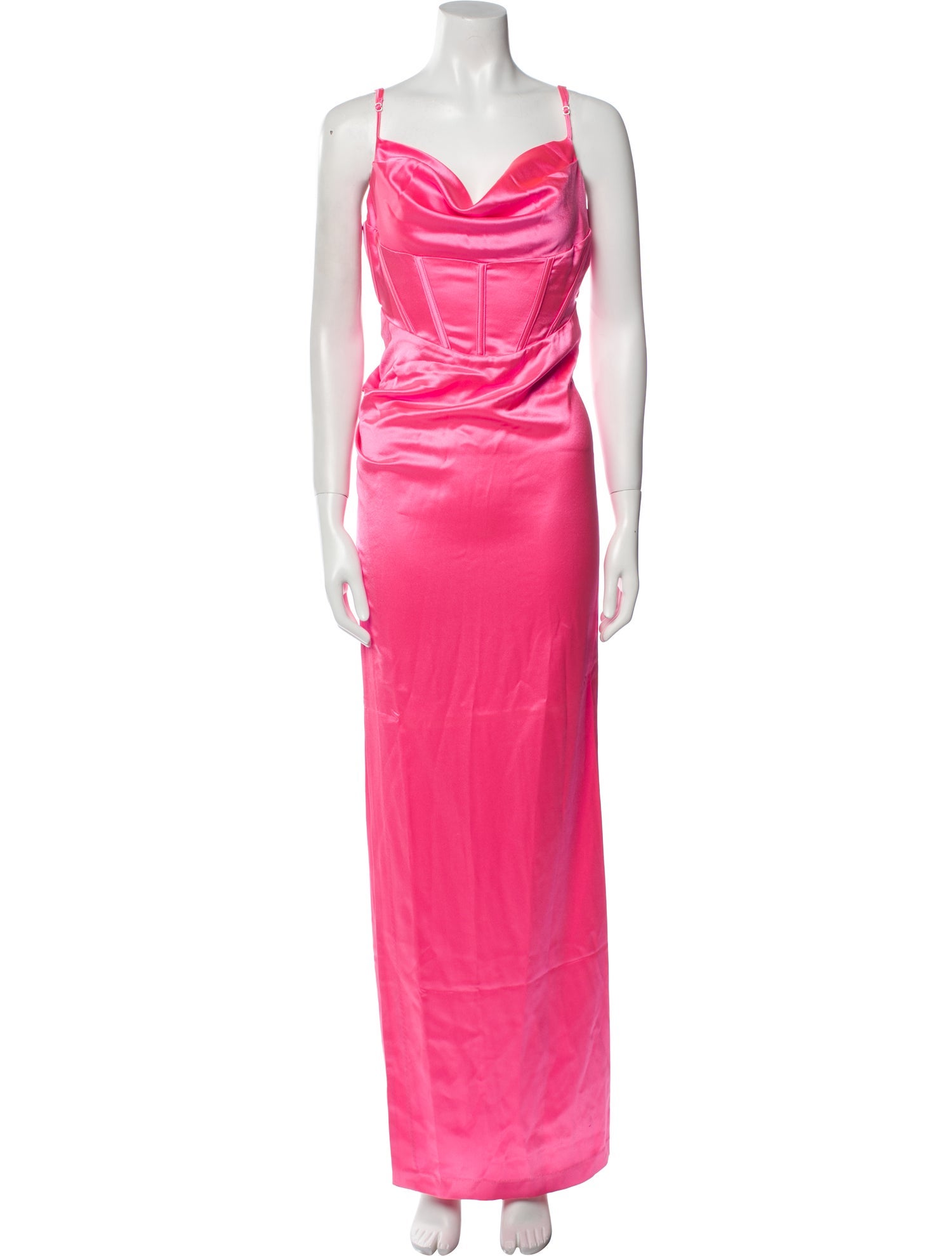 Retrofête Cowl Neck Long Dress